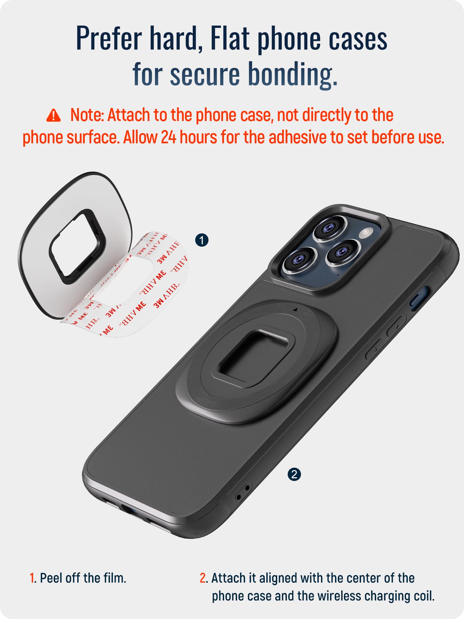 Sincetop Bike/Motorcycle Magnetic Phone Mount Series Q [ Quad ] - Quick Release - Aluminum Bicycle Handlebar Phone Holder - Comp