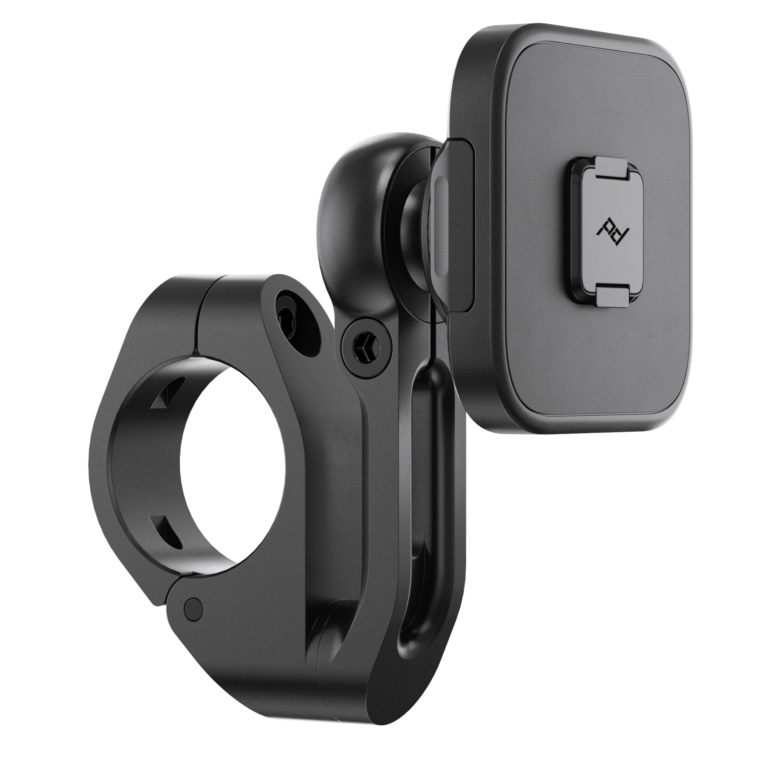 Peak Design Mobile Motorcycle Bar Phone Mount V2, Non-Charging, SlimLink Mounting Technology, Rigid Arm, Fits a Variety of Handl