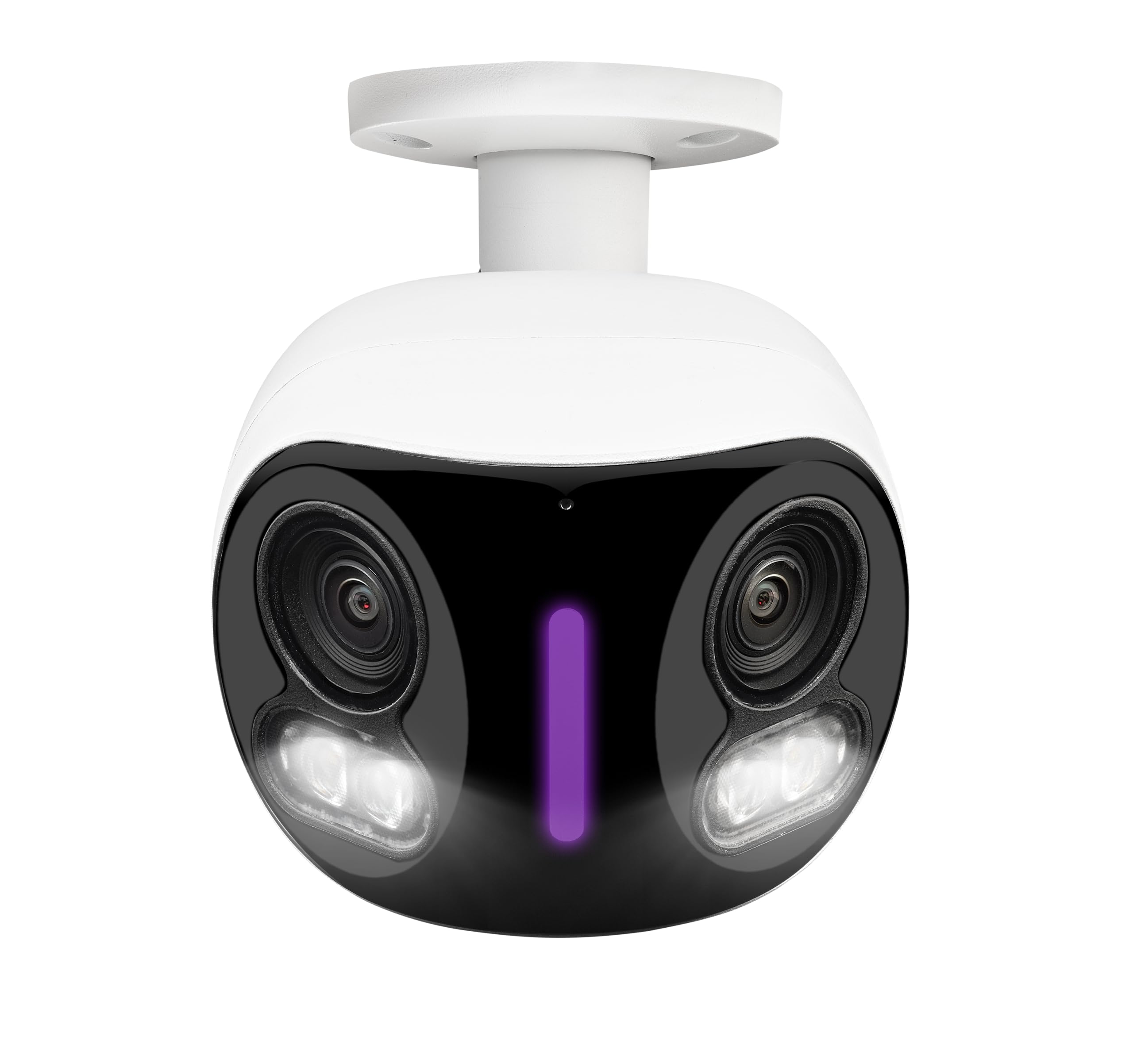 Lorex 4K 8Mp Ip Wired Dual Lens Add On Outdoor Security Camera   Smart Security Lighting, Smart Motion Detection, 180� Panoramic View, Auto Framing, Color Night Vision, 2 Way Talk, Requires Recorder