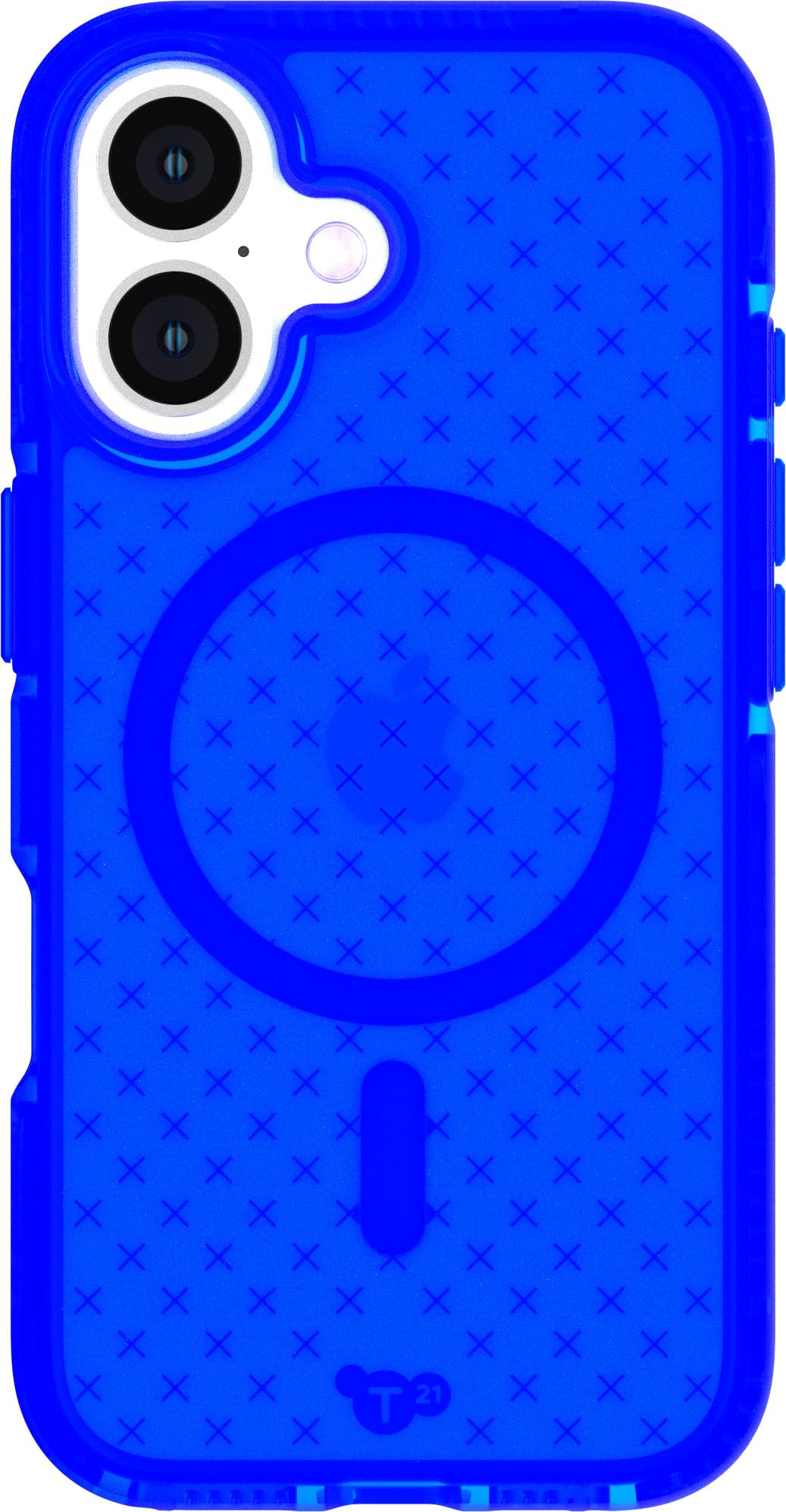 Tech21 EvoCheck for iPhone 16 - Compatible with MagSafe - Impact Protection Case - in Cobalt Blue