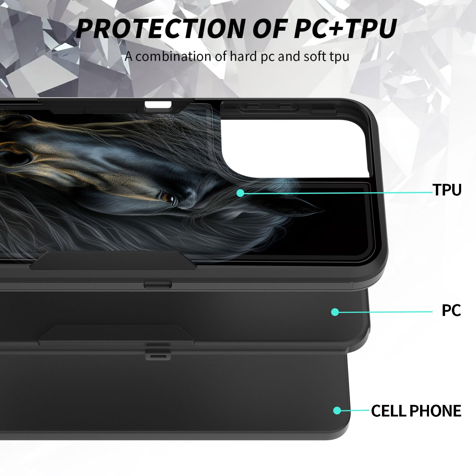 Bfukvou For Galaxy A36 5G/A56 5G Case, Dust-Proof Port Cover, Full Body Silicone Rubber Covered, Non-Slip Drop-Proof Phone Case