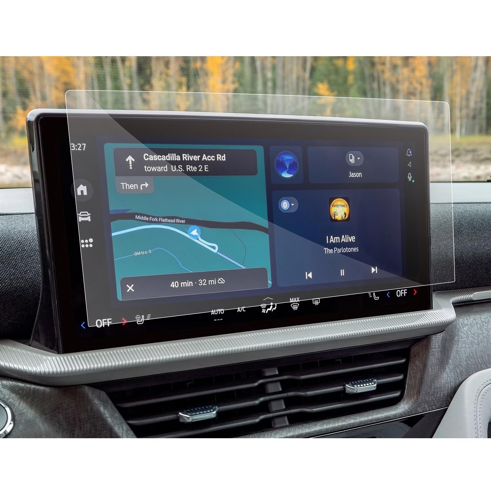 Sxcy For 2025 Ford Explorer Accessories For 2025 Ford Explorer Touch Radio Display Screen Protector 13.2 Inch [Active/St Line/Platinum/St] [2Pcs Nano Soft]