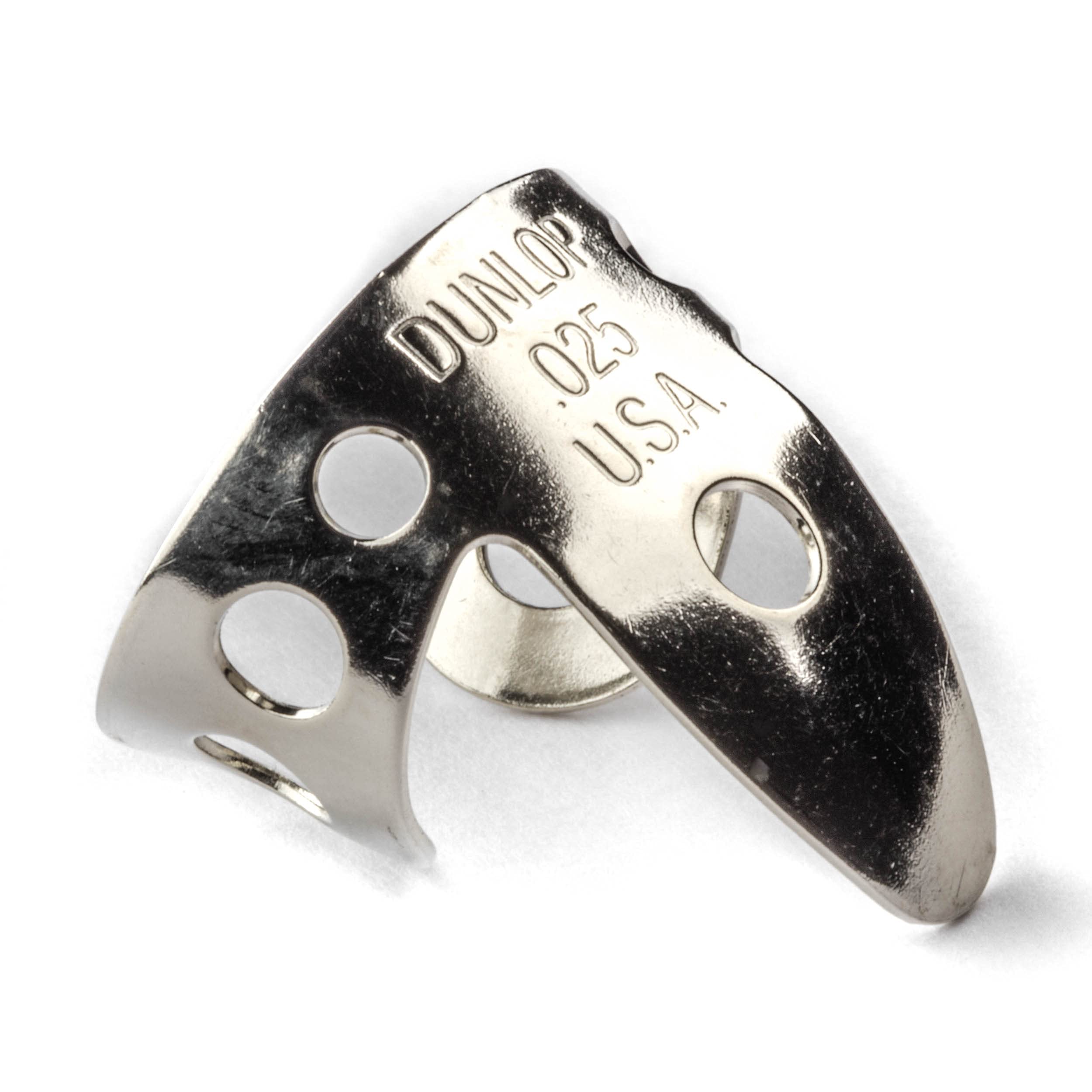 Jim Dunlop 33R.025 Nickel Silver Fingerpicks, .025'', 20/Tube