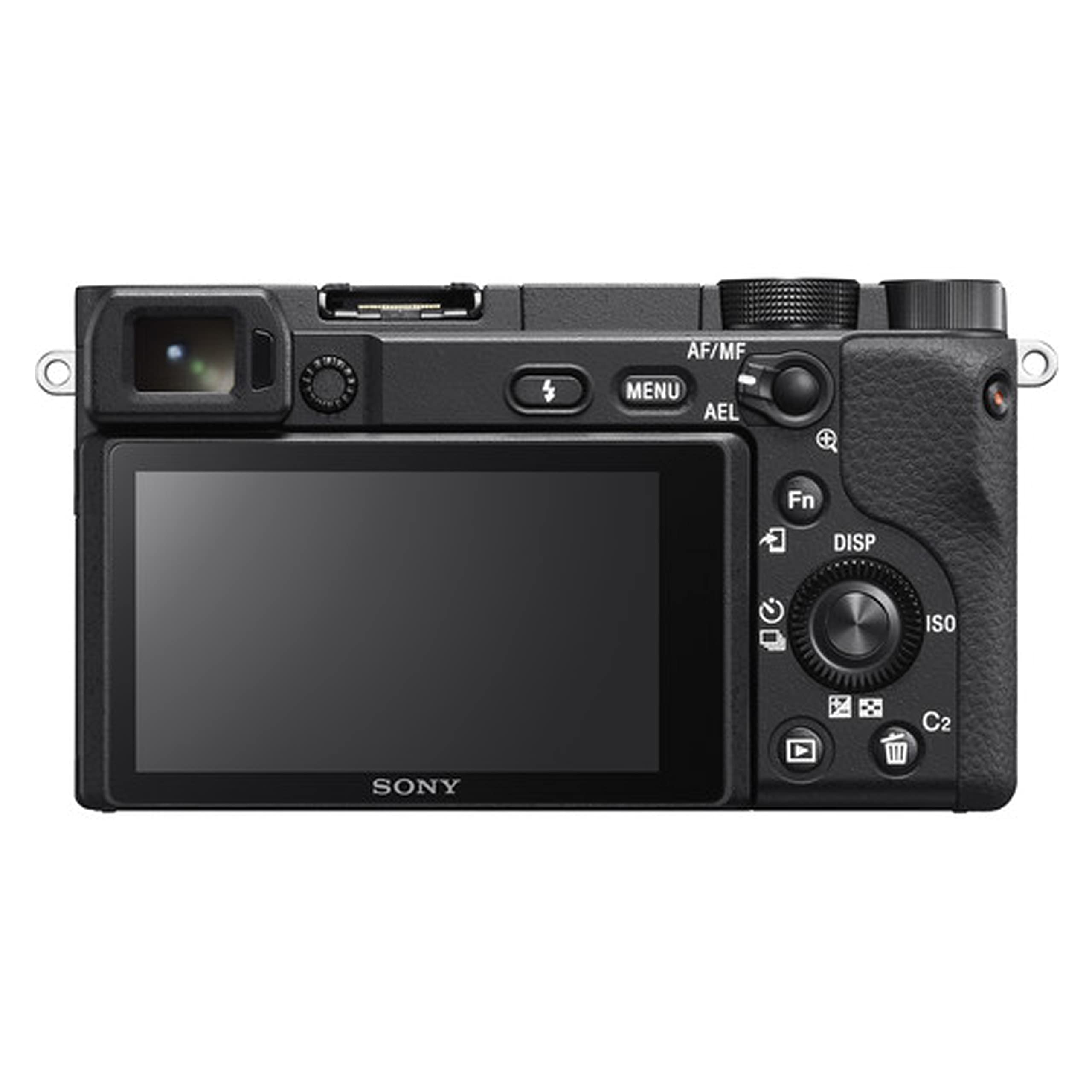 Sony a6400 Mirrorless Camera Bundle with 16-50mm Lens, 128GB Memory, Tripod, Filters, & Editing Software