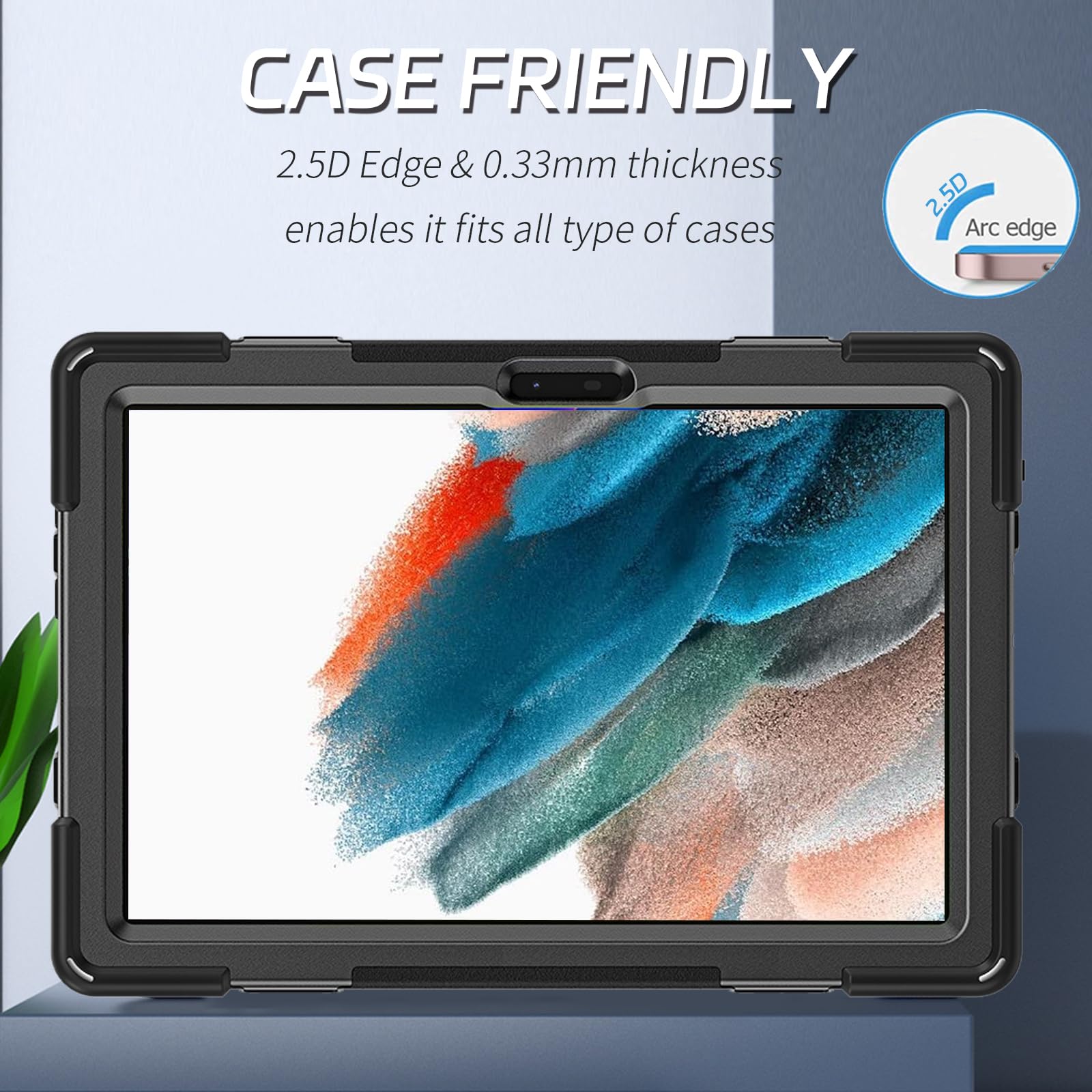 Zenrich [2Pack] Anti Blue Light Tempered Glass Screen Protector For Samsung Galaxy Tab A8 10.5 Inch (Sm X200/X205/X207) With Ant