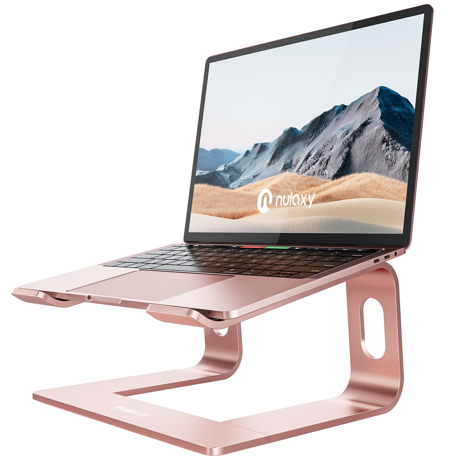 Nulaxy Laptop Stand, Ergonomic Aluminum Laptop Computer Stand, Detachable Laptop Riser Notebook Holder Stand Compatible With Mac