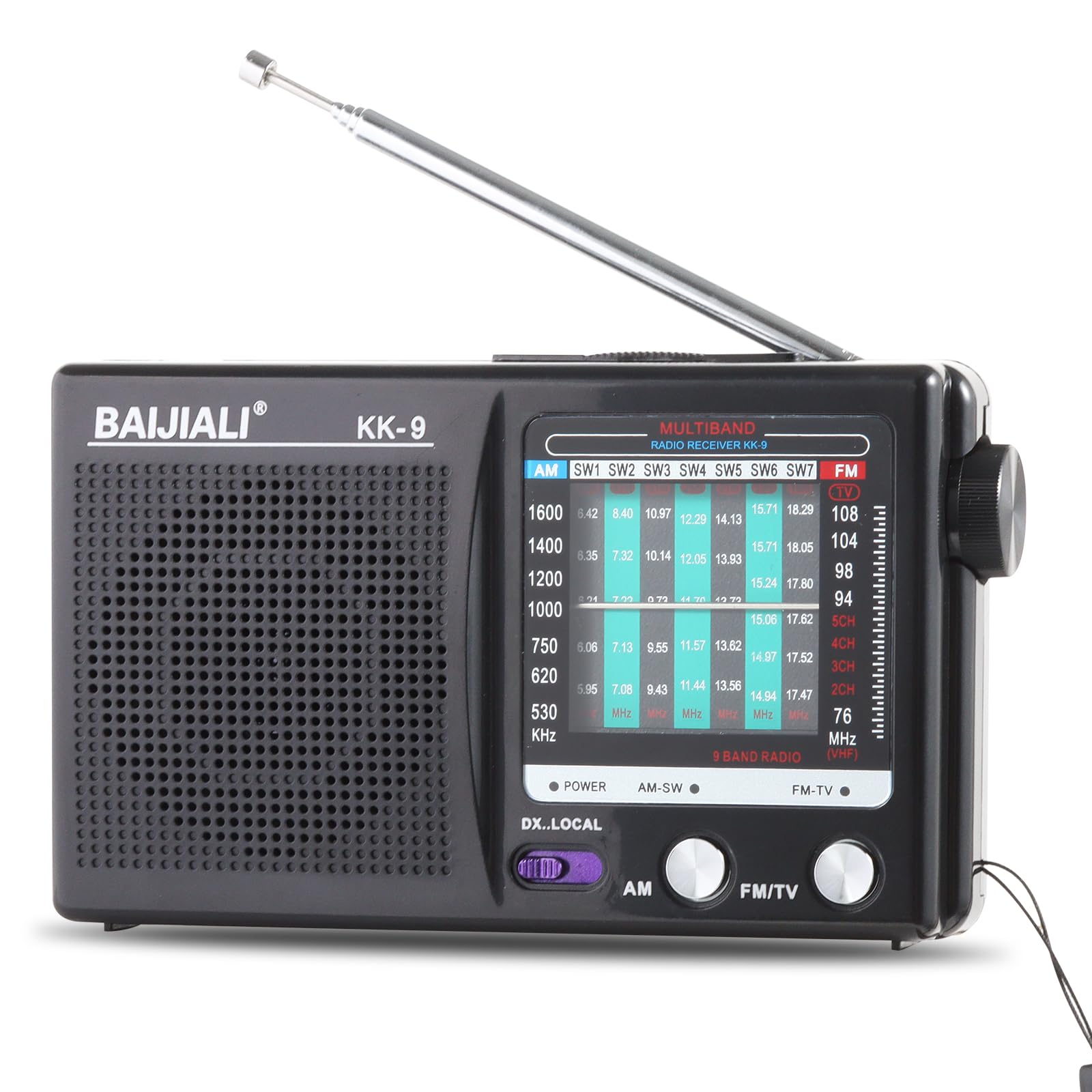 Portable Radio Am Fm, Transistor Radio, Plug In Wall Or Battery Operated Radio For Home & Outdoor, Small Radio Portable, Headpho