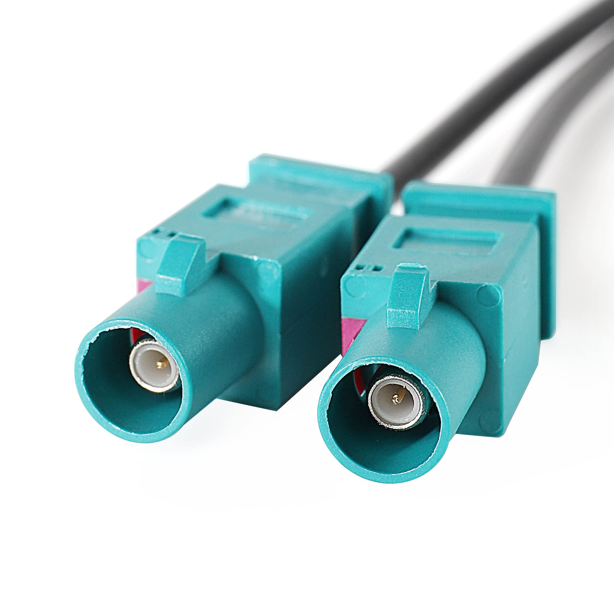 Anina Antenna Adapter For Vw Audi Skoda Seat Aftermarket Radio Stereo Aerial Adaptor Cable Y Antenna Adaptor Fakra (Z) Socket Double Fakra Plug Cable For Mfd2 Mfd3 Rns300 Rns310