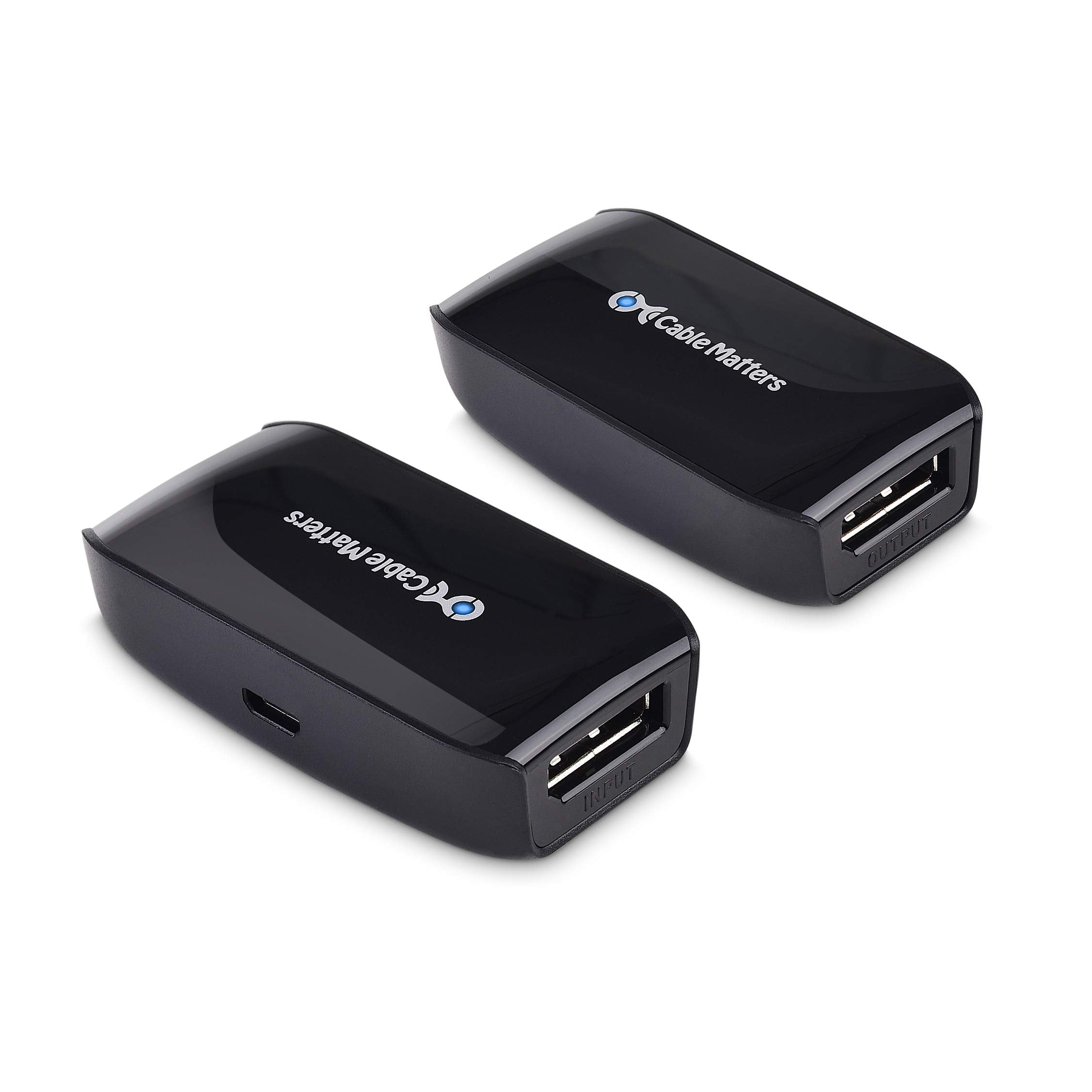 Cable Matters Active DisplayPort Repeater, 4K@240Hz up to 32ft, 4K@60Hz up to 80ft, Signal Booster for VR Headset & Gaming Monitor