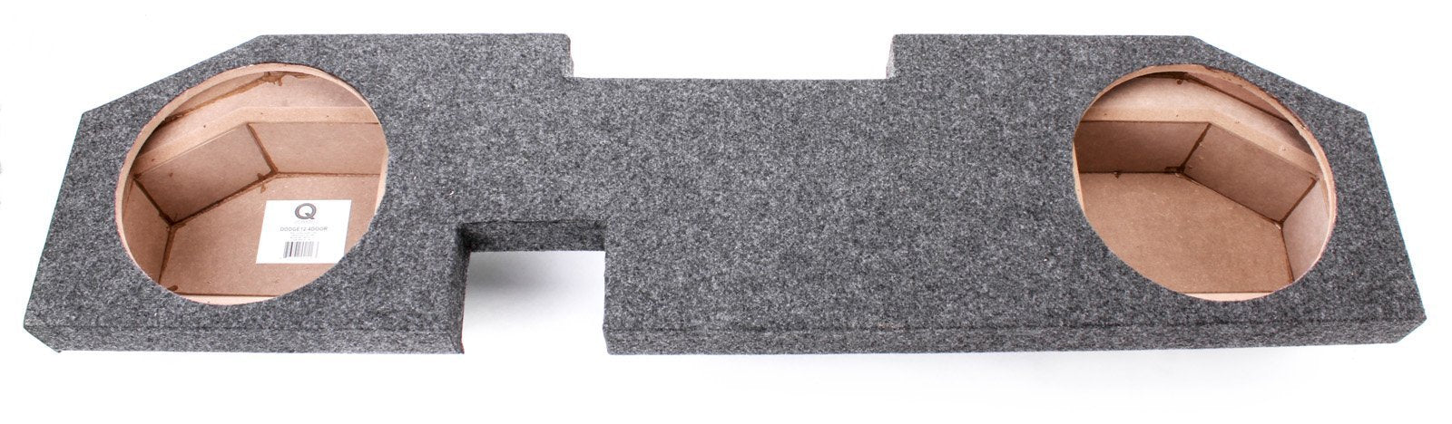 Q Power QDODGE124DOOR Dodge Quad Cab 02 Dual 12 Subwoofer Box Enclosure