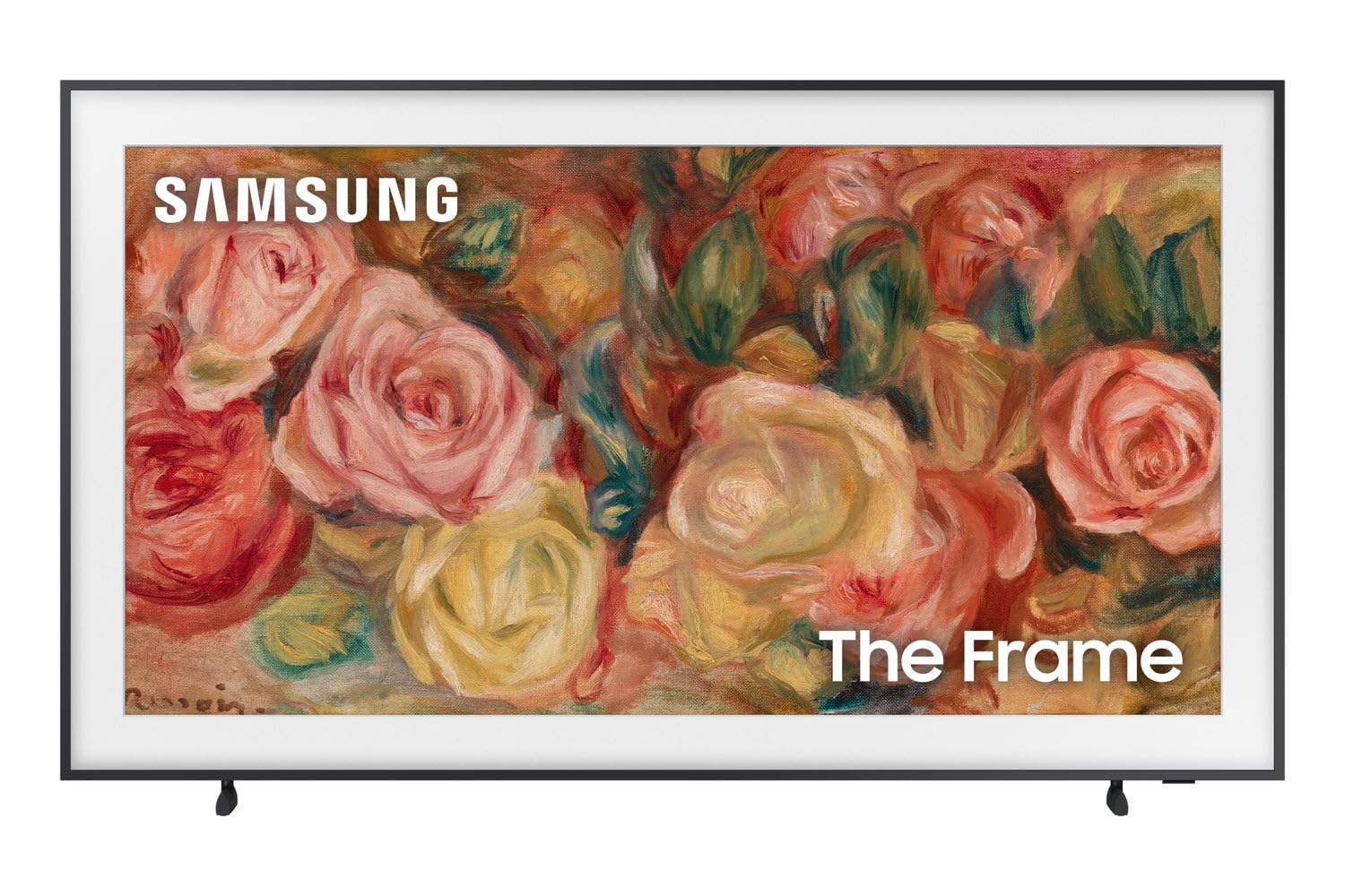 Samsung Qn55Ls03Dafxza 55 Inch The Frame 4K Smart Quantum Hdr Tv With A Vg-Scfa55Wtb 55 Inch The Frame Customizable Bezel - Mode