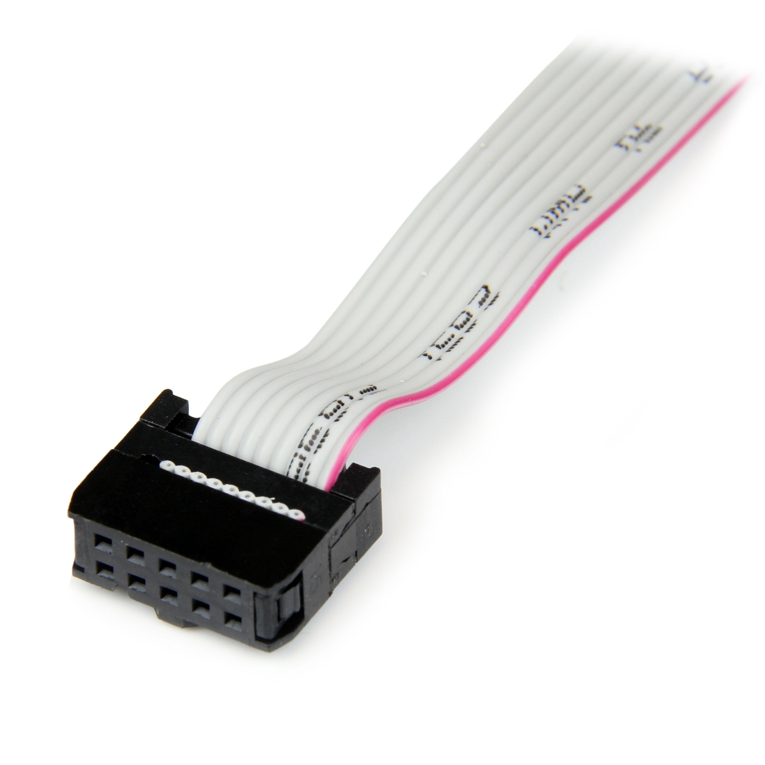 Startech.Com 16In (40Cm) 9 Pin Serial Male To 10 Pin Motherboard Header Slot Plate   Motherboard Serial Port Adapter (Plate9M16)