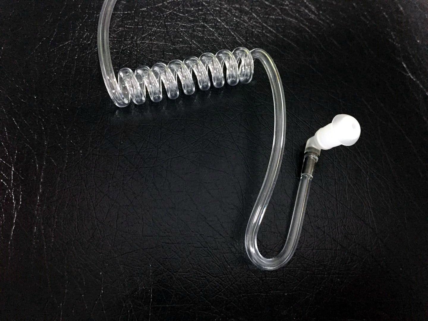 Airsn Replacement Mushroom Earbud Ear Tips For Motorola Kenwood Two Way Radio Coil Tube Audio Kits/Transparent Acoustic Tube Earpieces (Original Mushroom)