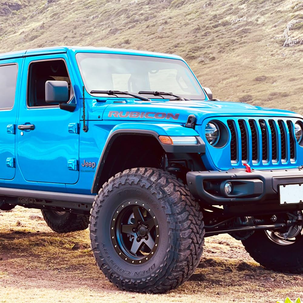 Basiker Antenna For Jeep Wrangler Gladiator Jk Jt Jl Rubicon Sahara 2007 2022 2023 2024 2025 | 13 Inch Car Replacement Antenna | Wrangler Jeep Accessories For Am Fm Radio Reception