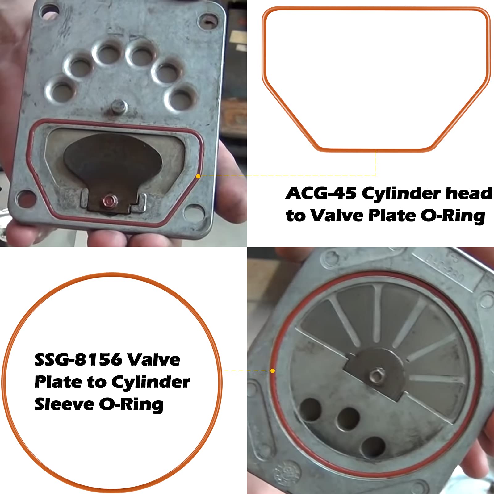 K 0650 Air Compressor Cylinder Sleeve And Compression Ring Replacement Kit Perfectly Fits For Craftsman Devilbiss Porter Cable A