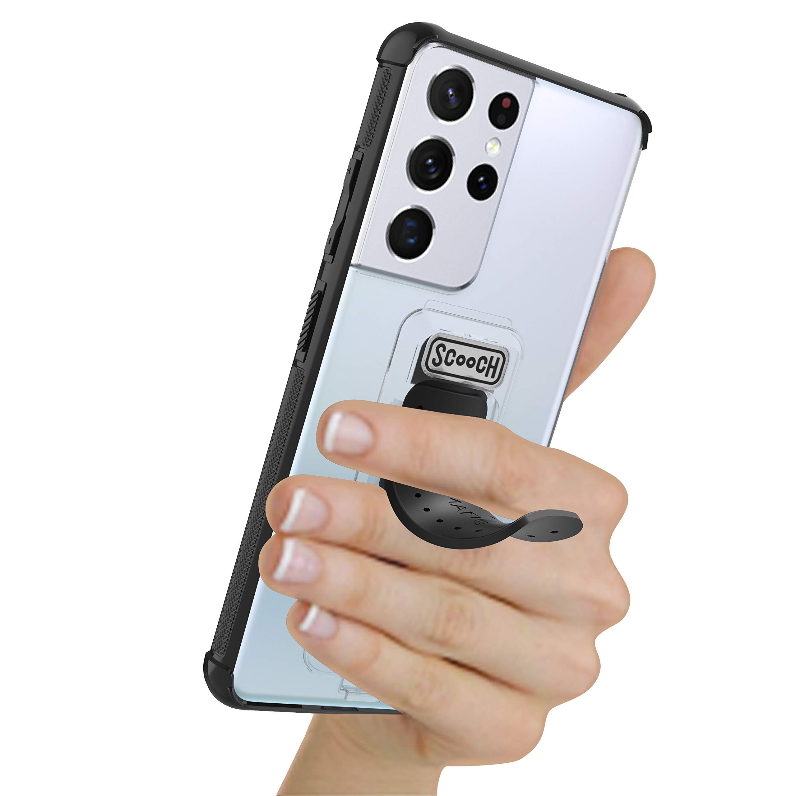 Scooch Wingman Kickstand Case Compatible With Samsung Galaxy S21 Ultra Case [10 Ft Drop Protection] [Two Way Stand] Shockproof P