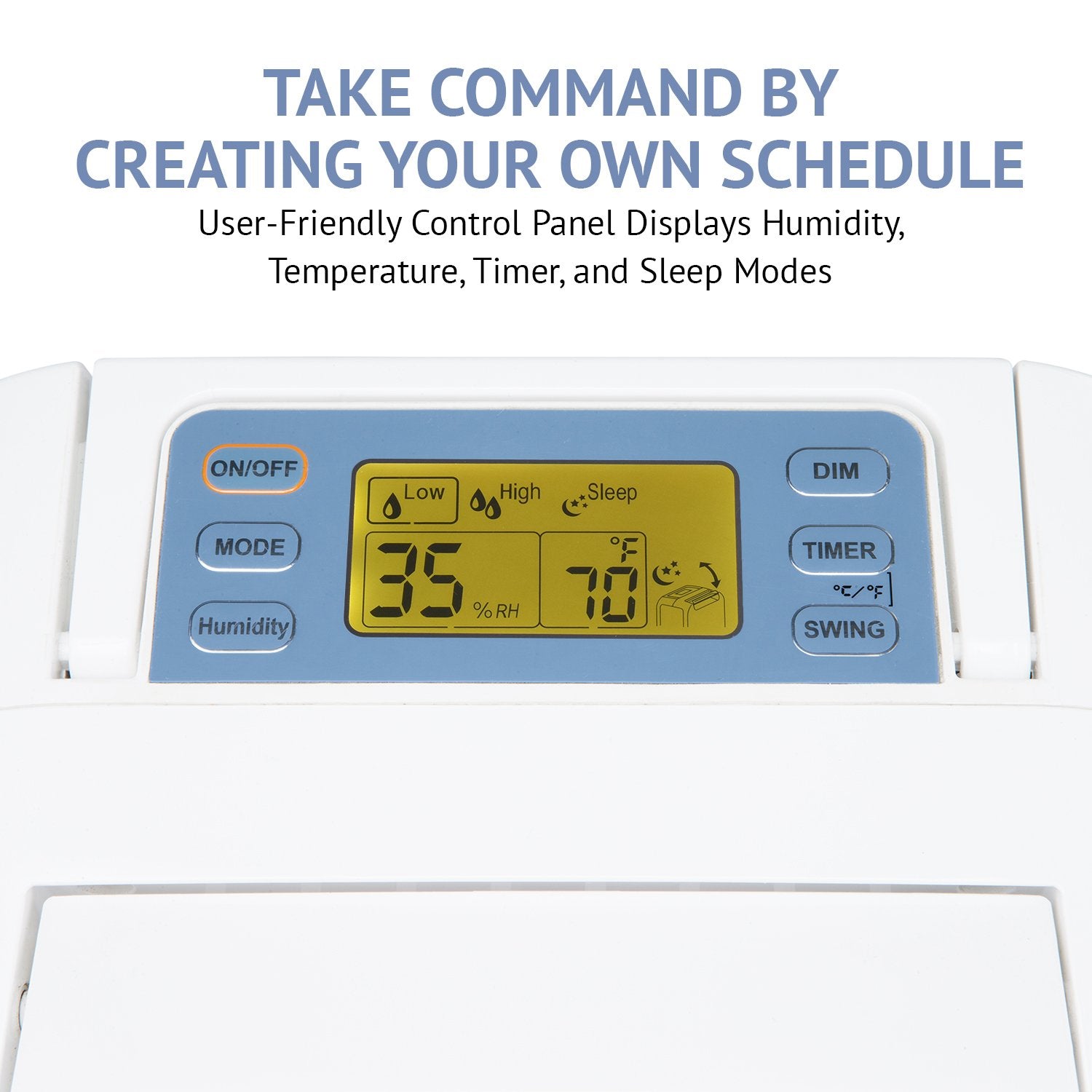 Ivation 13 Pint Small Area Desiccant Dehumidifier Compact And Quiet   With Continuous Drain Hose For Smaller Spaces, Bathroom, A