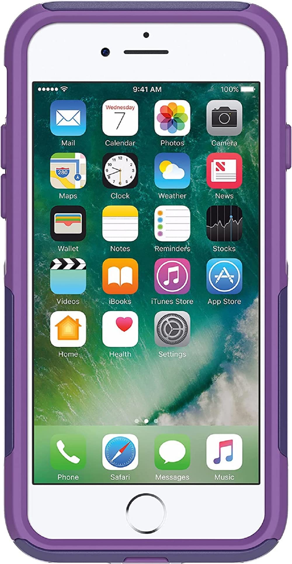 Otterbox Commuter Series Case For Iphone Se (3Rd & 2Nd Gen) & Iphone 8/7 (Only)   Non Retail Packaging   (Hopeline Purple)
