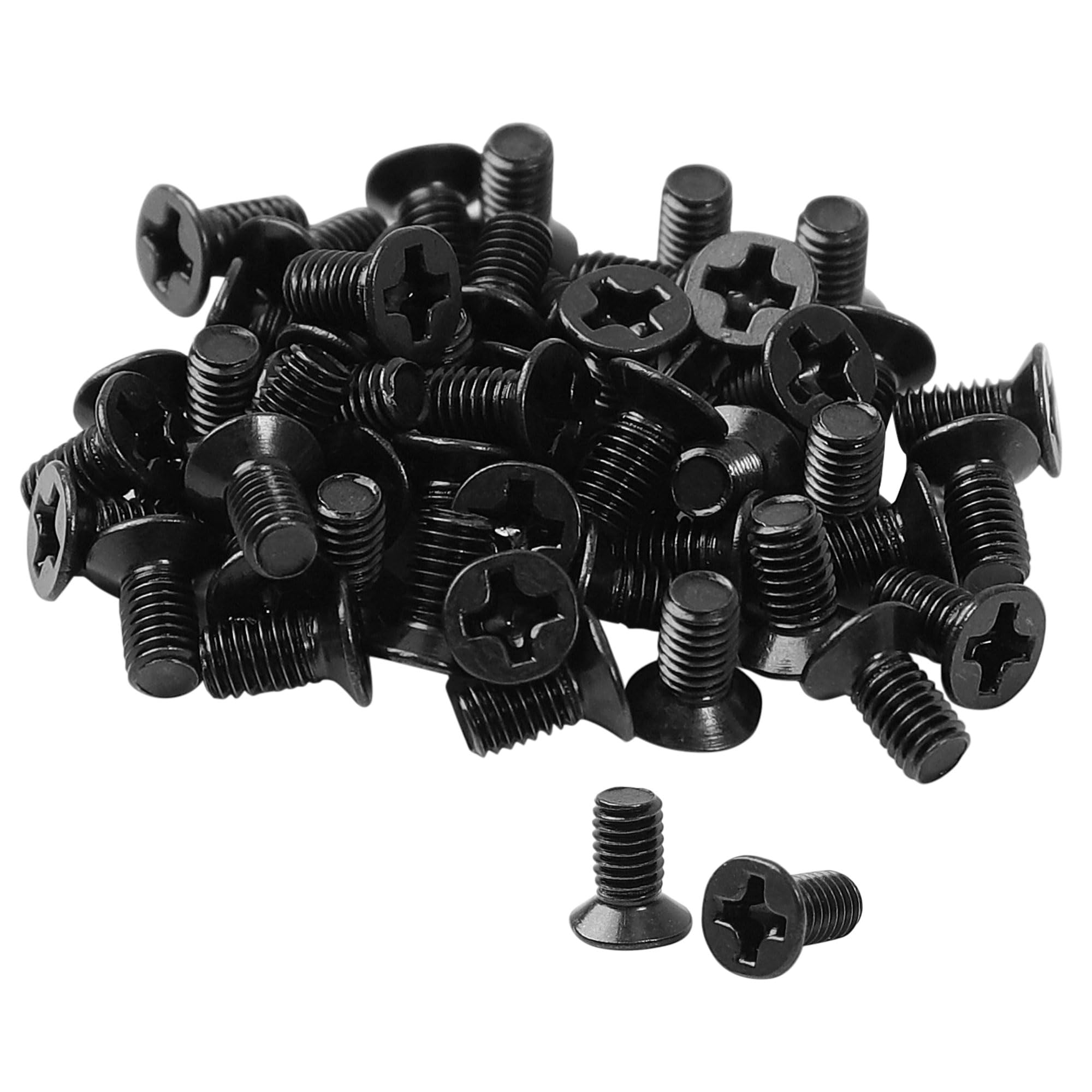 Uxcell 50Pcs Hard Drive Screws M3 X 4.7Mm Hdd Ssd Hard Drive Mounting Screws Black Metal Hard Drive Replacement Screws For Lapto