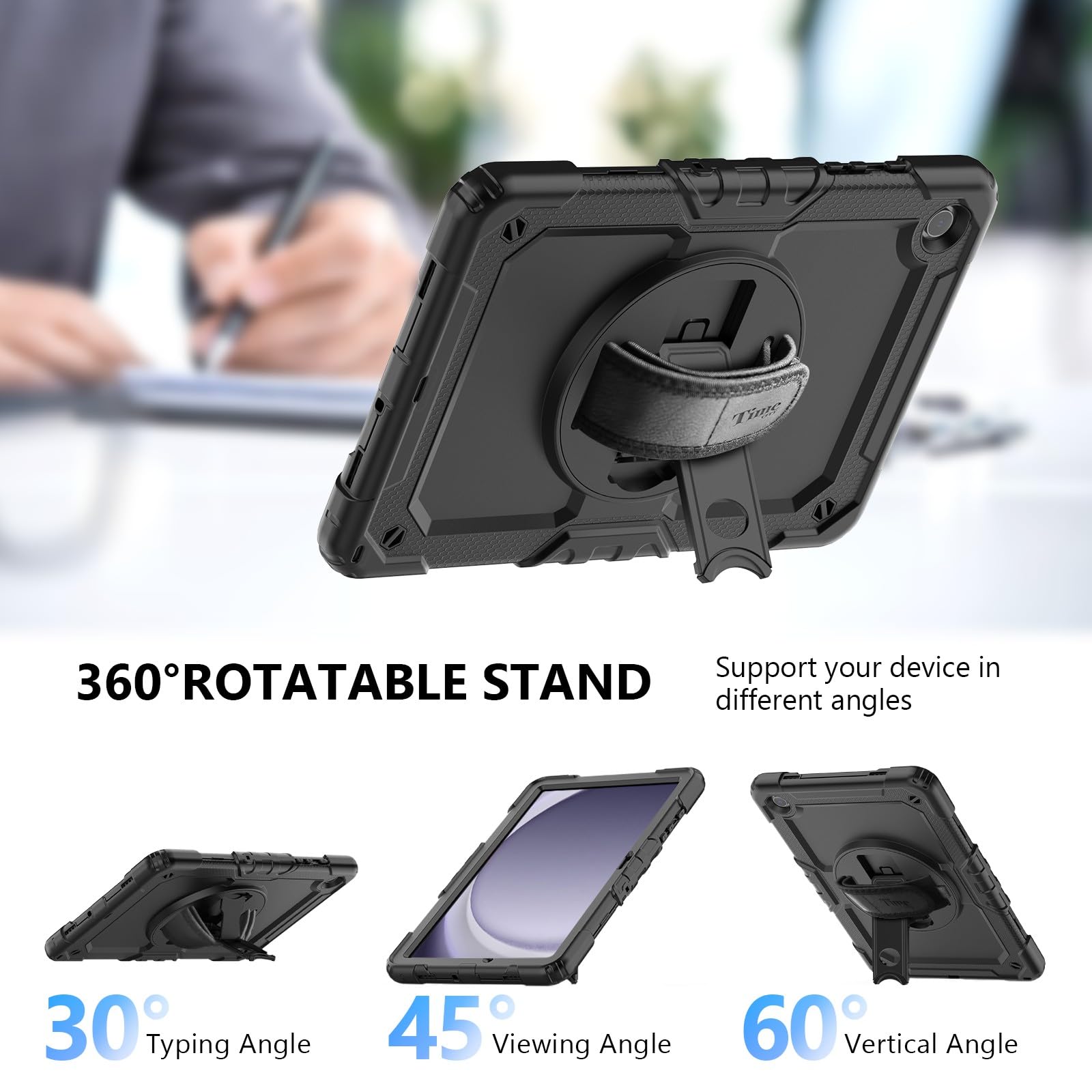 Timecity Case For Samsung Galaxy Tab A9+/ A9 Plus Case 11 Inch (Sm X210/X216/X218), Full Body Protective Case With Screen Protec