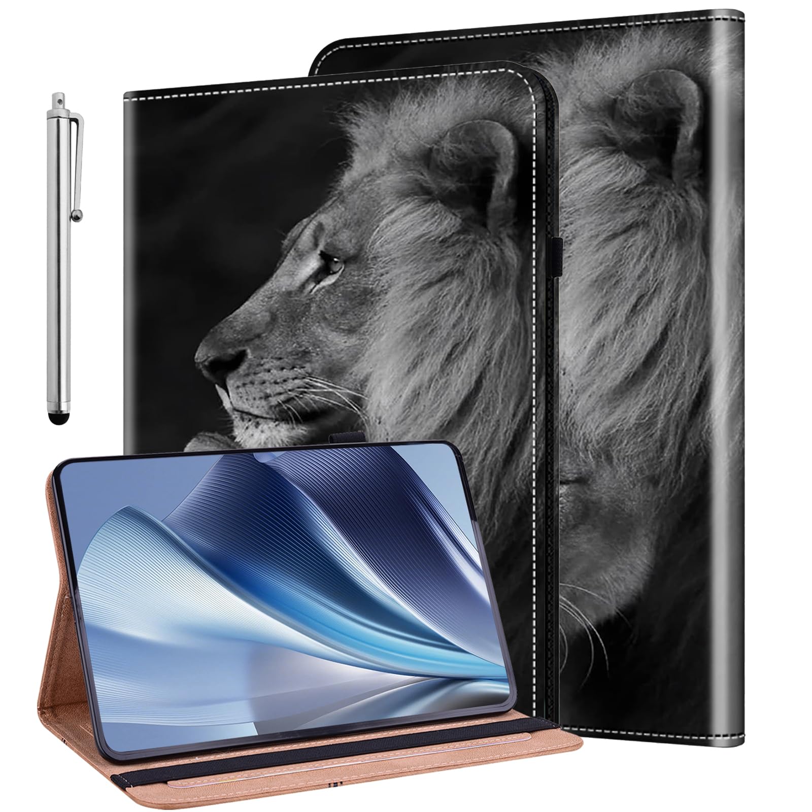 Alilang Case For Samsung Galaxy Tab S6 10.5'' 2019 (Sm T860/T865/T867) With Stylus, Shockproof Folding Stand Cover For Samsung T