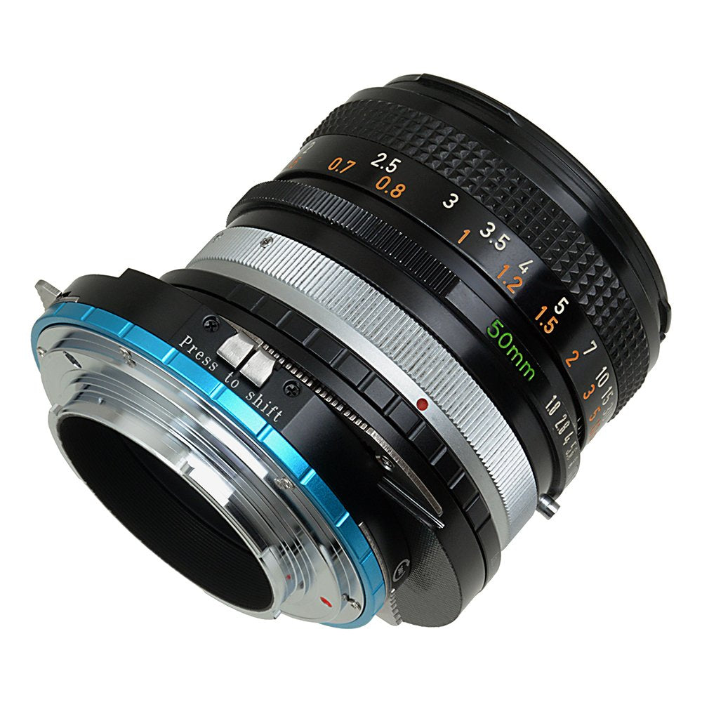Fotodiox Pro Shift Lens Mount Adapter Compatible With Canon Fd And Fl Lenses To Sony E-Mount Cameras