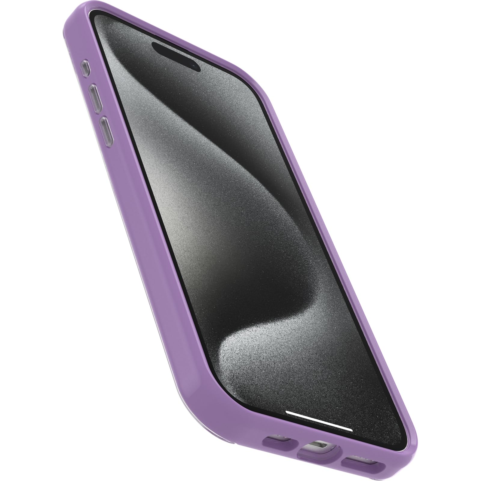 Otterbox Iphone 15 Pro Max (Only) Symmetry Series Clear Case   Butterfly Flutter (Purple), Snaps To Magsafe, Ultra Sleek, Raised