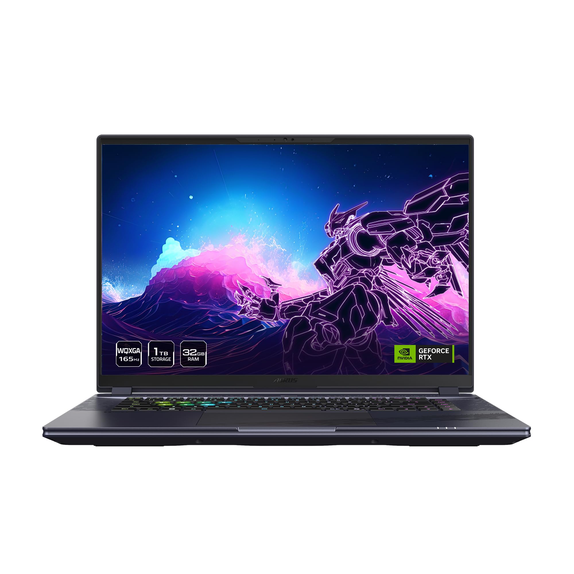 GIGABYTE  AORUS 16X (2024) Gaming Laptop  165Hz 2560x1600 WQXGA  NVIDIA GeForce RTX 4070  Intel i714650HX  1TB SSD with 32