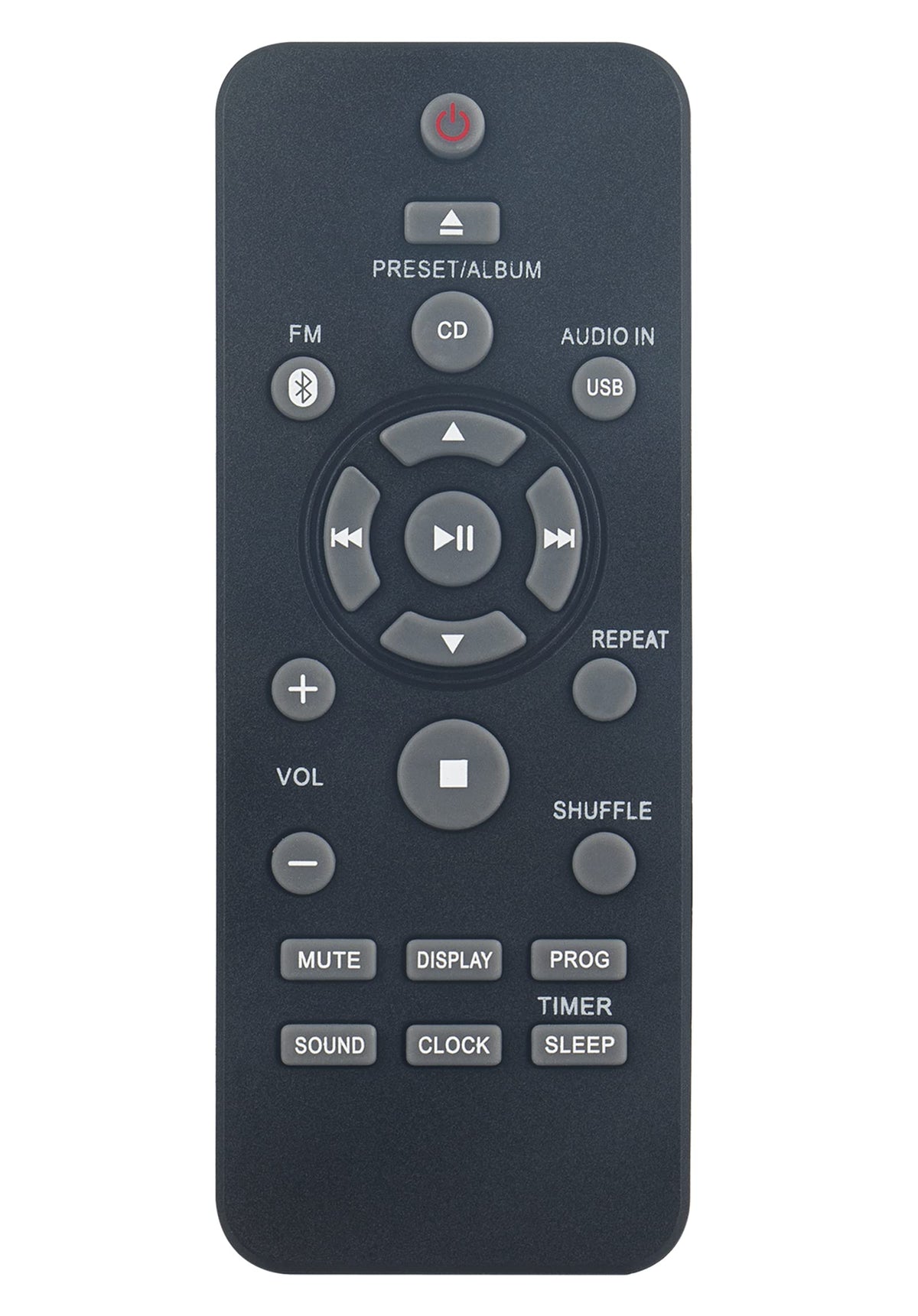 Replace Remote Control fit for Philips Micro Music Stereo System BTM2180 BTM2180/37 BTM2280 BTM2280/12 BTM2355 BTM1180 BTM2130 BTM2310/12 BTM2310/55 BTM2310/93 BTM2310/96 DCM2068/93 DCM2260/93 DCM3175