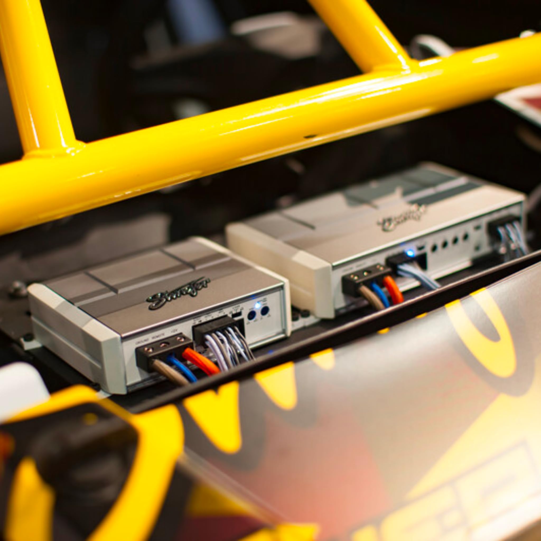 Stinger Spx700X4 Micro 4 Channel 700 Watt Powersports Amplifier For Motorcycles, Atv, Marine And Mobile Applications