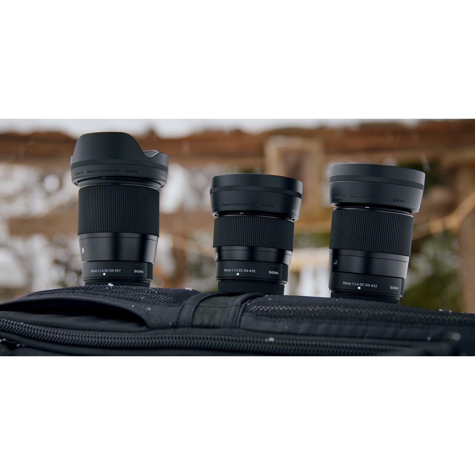 Sigma 16Mm F1.4 Contemporary Dc Dn Lens For Fuji X Mount Bundle With Battery And Dual Charger And Gadget Bag (3 Items)