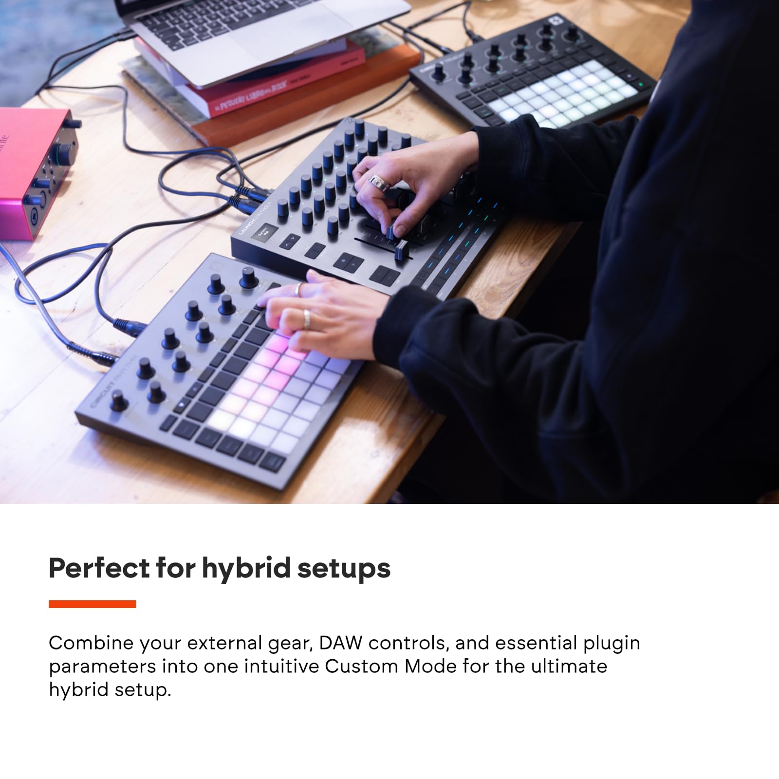 Novation Launch Control Xl 3 - Usb Powered, Midi Control Surface And Mixer For Daw And Hardware Integration With 8 Faders, 24 En