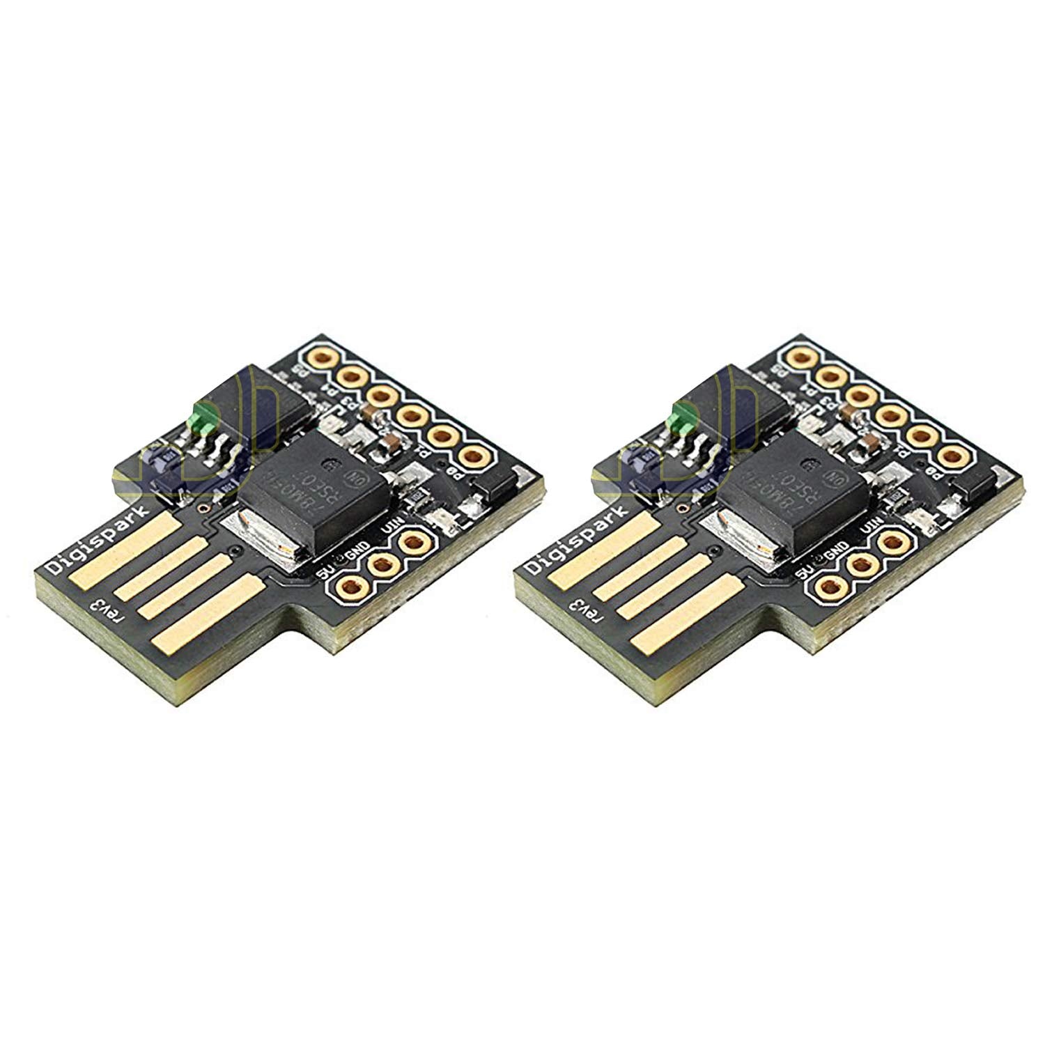 Devmo 2Pcs Digispark Kickstarter Attiny85 General Micro Usb Development Board Module Compatible With Ar Duino