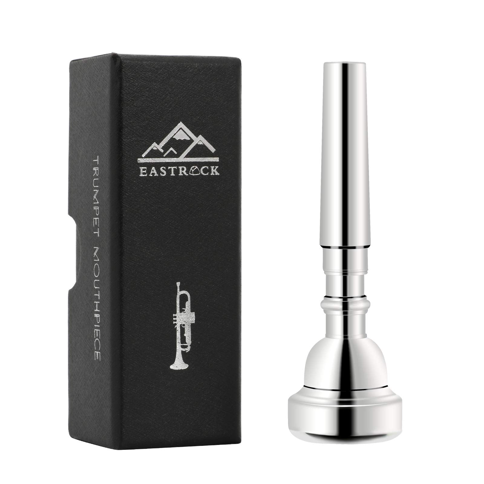 Eastrock 7C Trumpet Mouthpiece Silver Plated Bb Trompeta Mouthpiece Trumpet Instrument Accessories Vacuum Packed