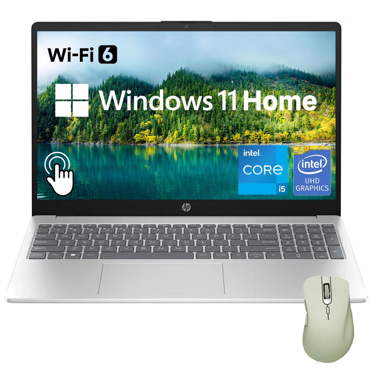 Hp 15.6'' Hd Touchscreen Laptop, Intel Core I5 1235U, 32Gb Ram, 1Tb Pcie Ssd, Webcam, Hdmi, Numeric Keypad, Wi Fi 6, Windows 11