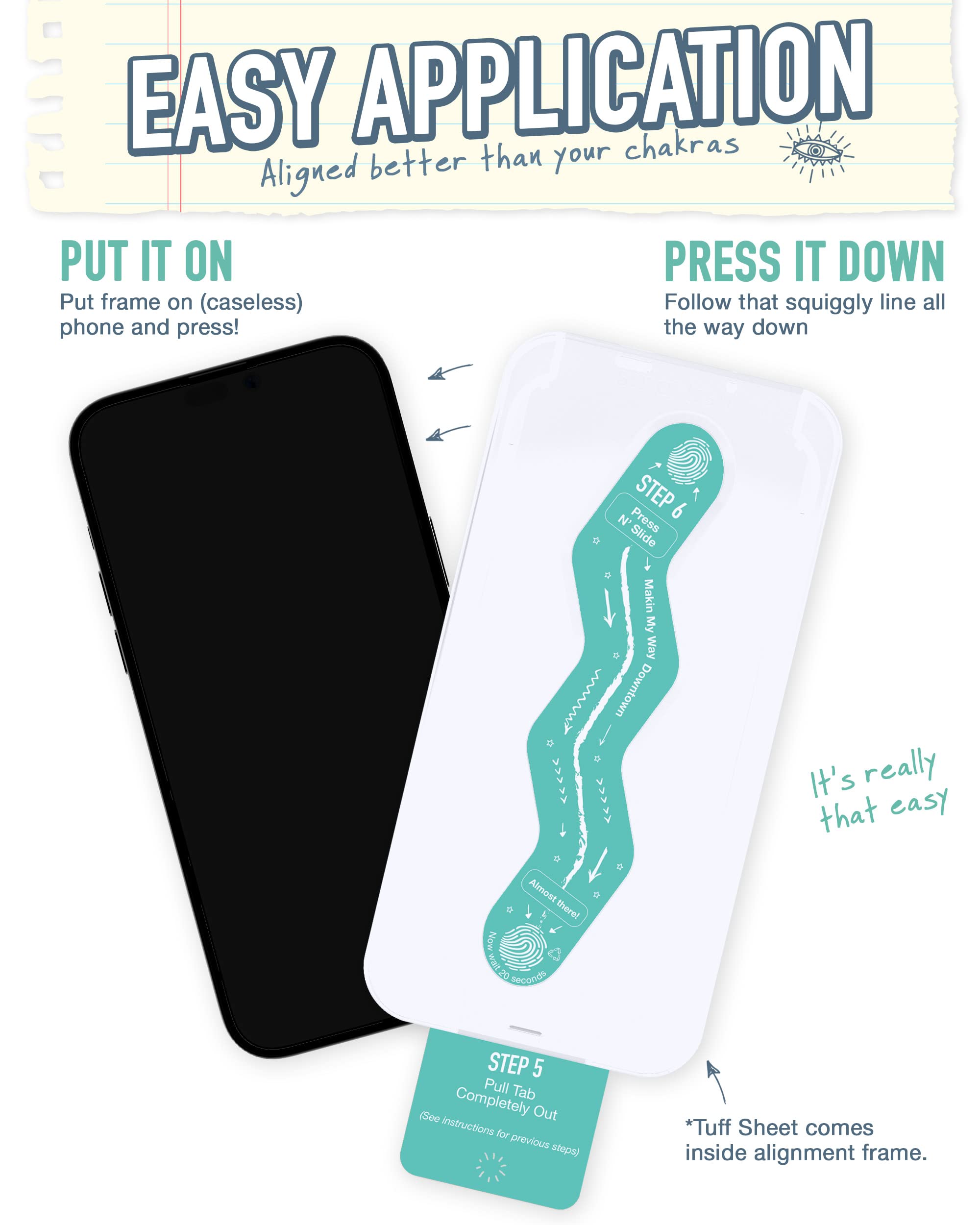 Smartish 2-Pack Tempered Glass Screen Protector For Iphone 14 Pro Max - Tuff Sheet - Easy Install Frame [Scratch Resistant] Case