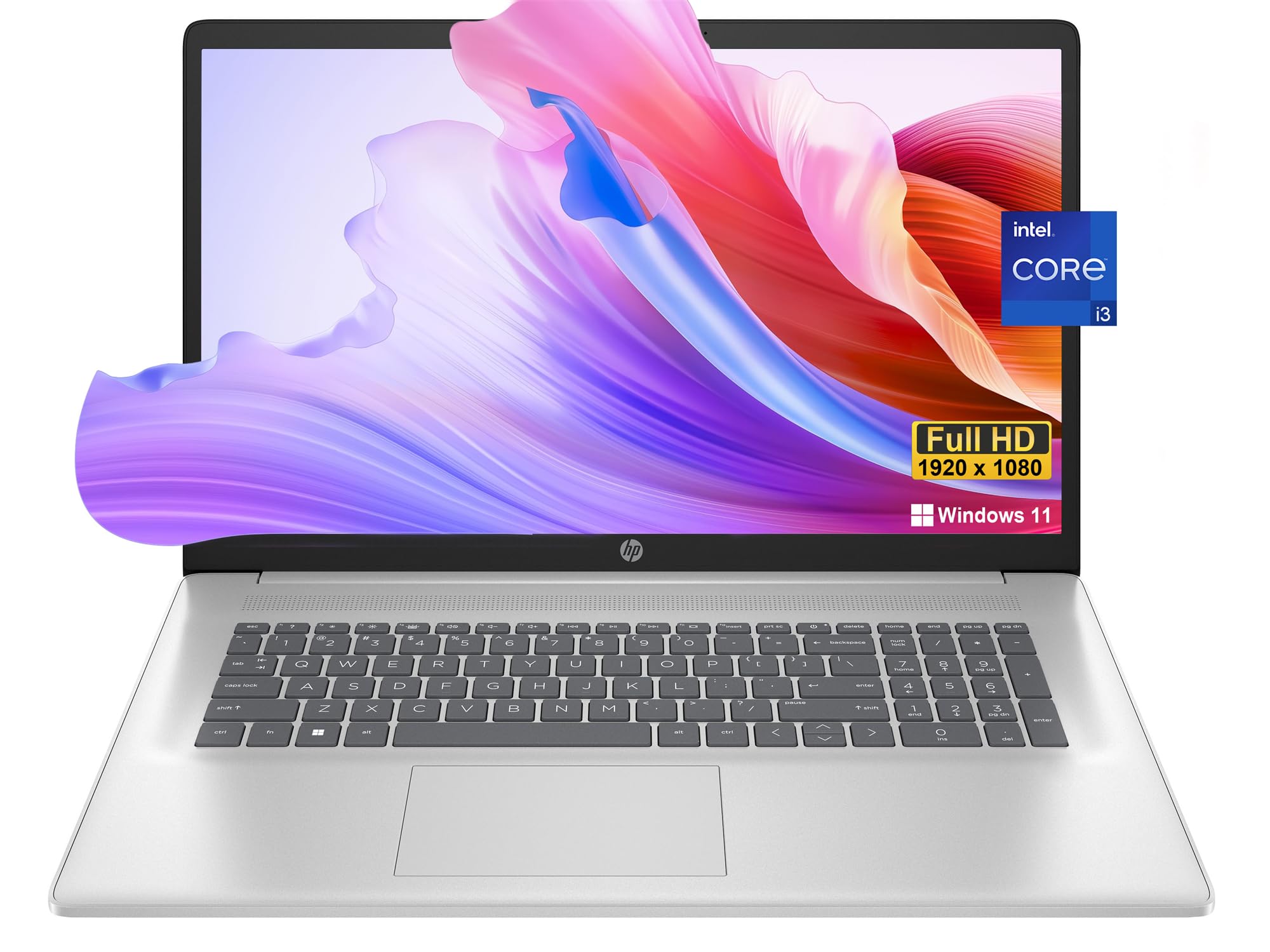 Hp 17 Flagship Laptop, Intel Core I3-1215U, 17.3'' Full Hd Laptop, Windows 11, 32Gb Ram, 1Tb Ssd, Anti-Glare Panel, Fast Charge,