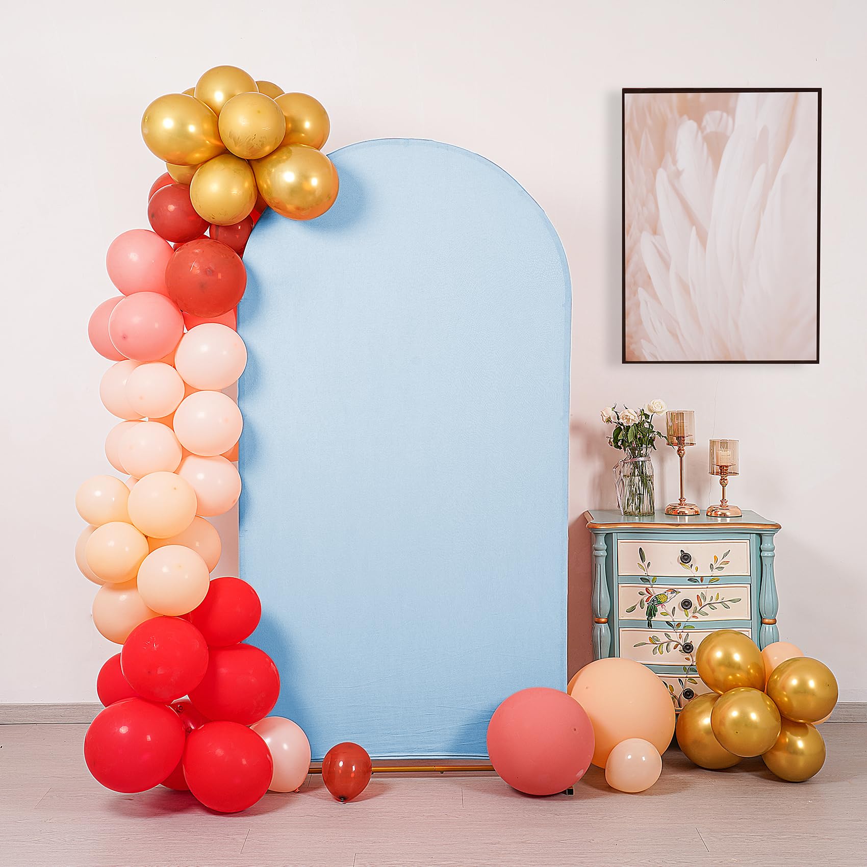 Peomeise 5Ft Wedding Arch Cover