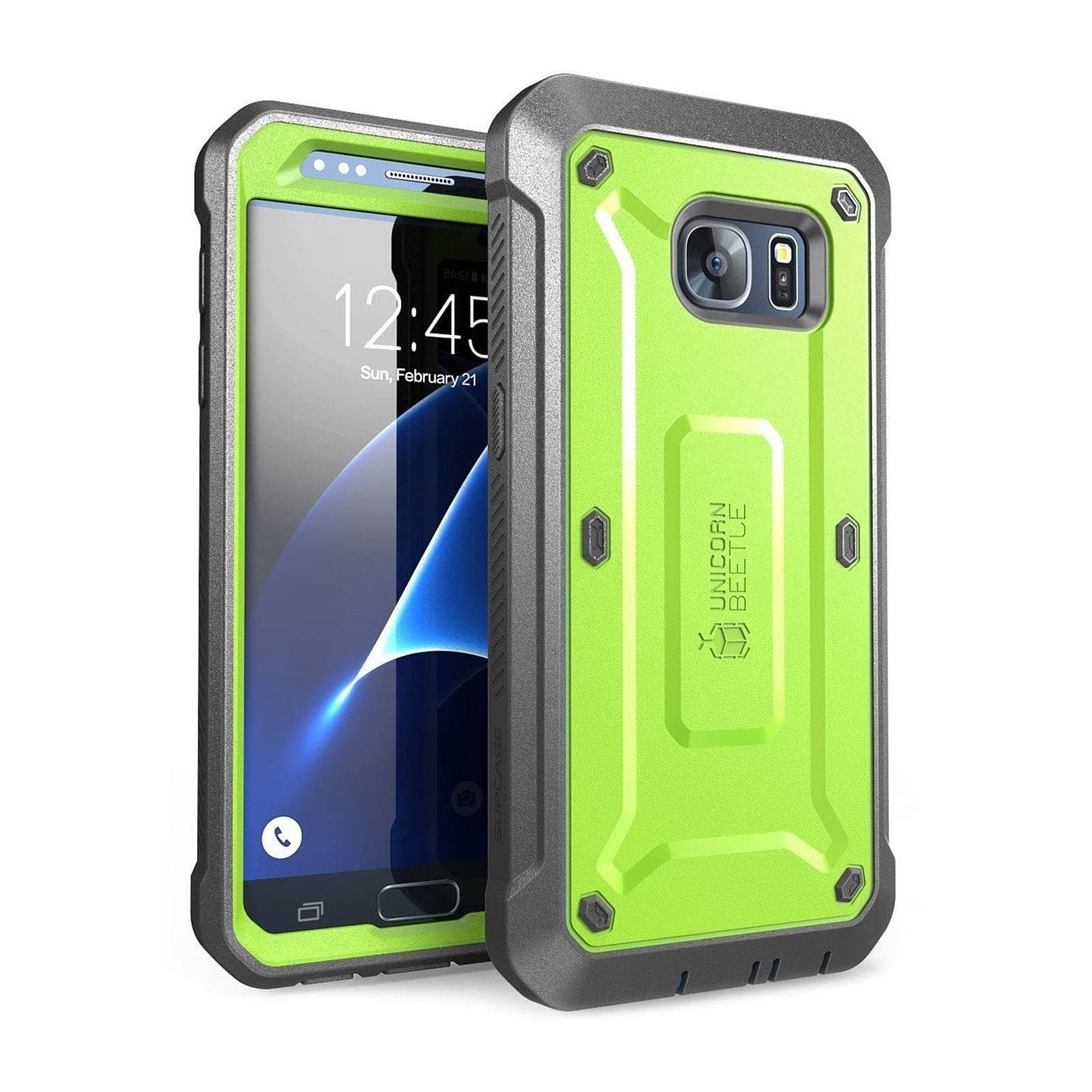 Supcase Unicorn Beetle Pro Series Case Designed For Galaxy S7, With Built In Screen Protector Full Body Rugged Holster Case For
