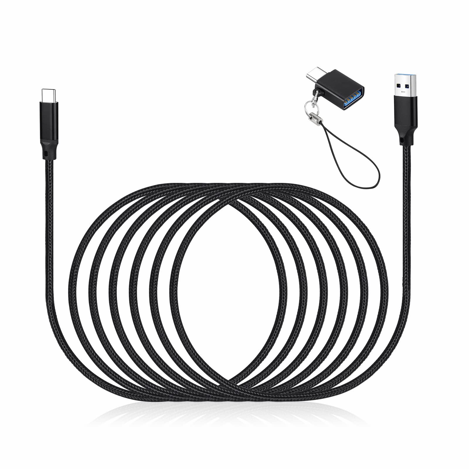 Weishan Usb C Cable For Elgato Hd60 S+, Hd60 X Game Capture Card & Wave 3, Xlr Condenser Mic   Super Fast Charging Cable With Ad