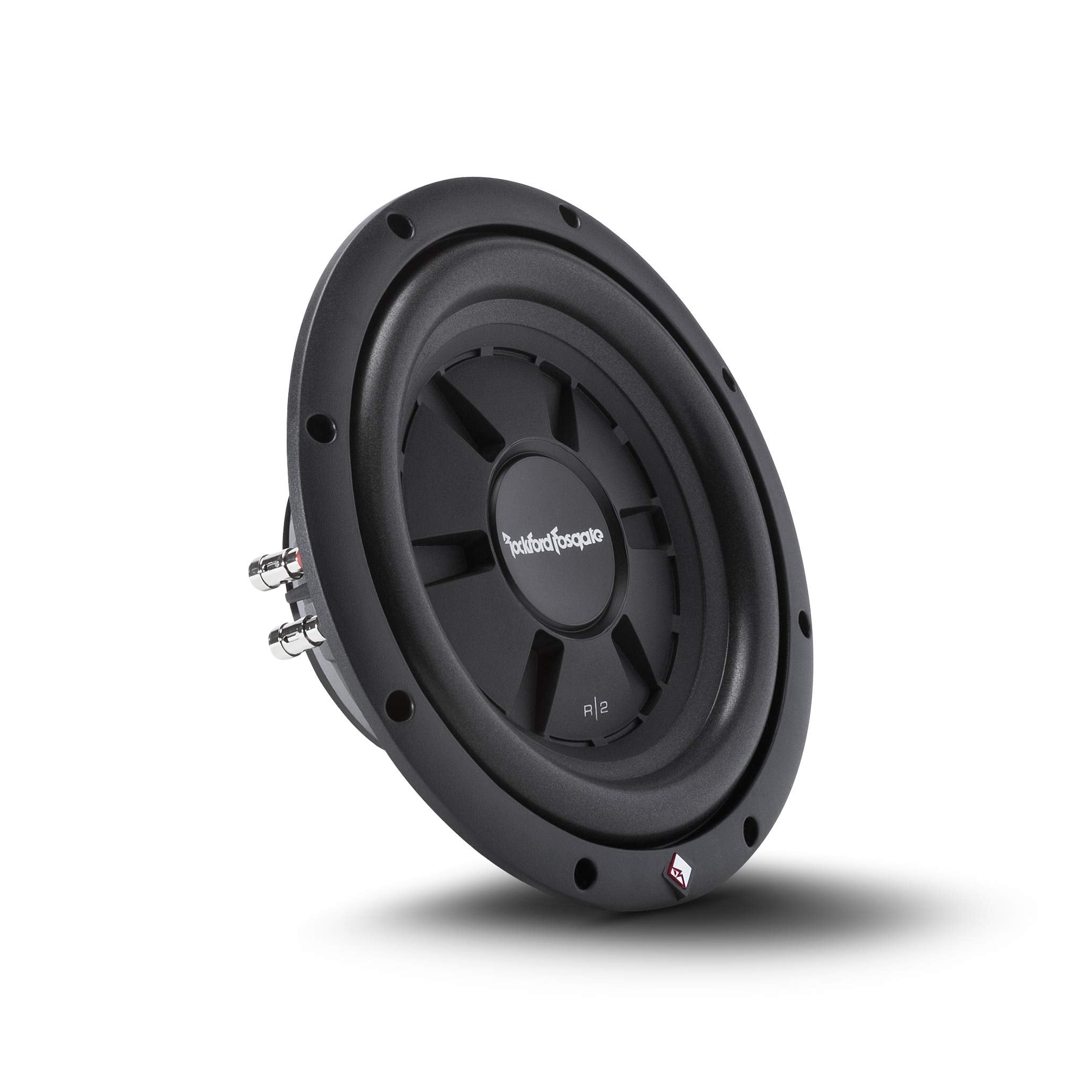 Rockford Fosgate Prime R2Sd2 10 Single R2 Slim 10' 2 Ohm Dvc Shallow Subwoofer   200 Watts Rms / 400 Watts Peak