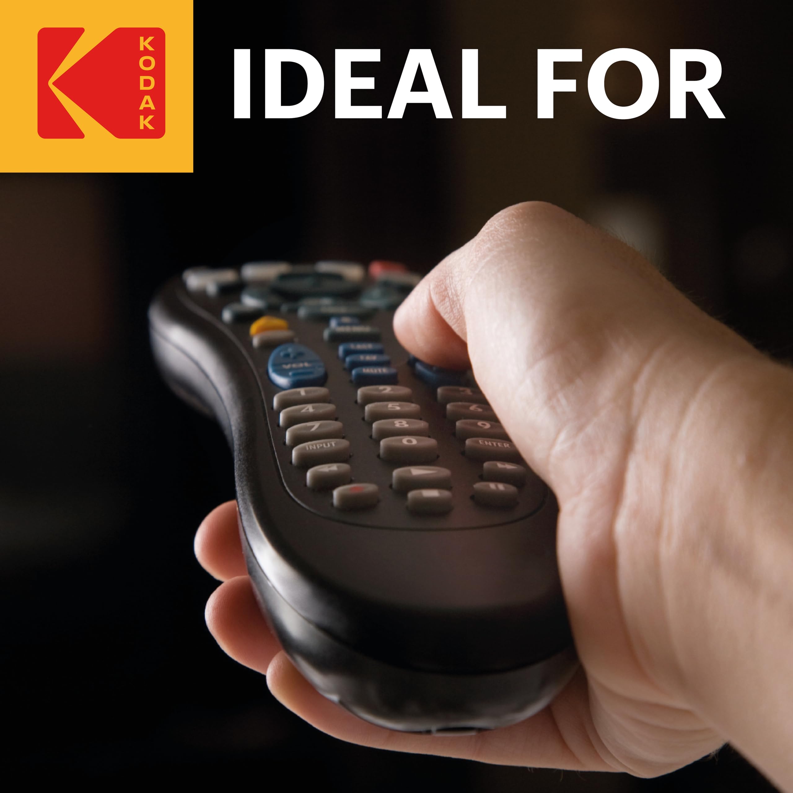 Kodak Aaa Batteries 60 Pack - With 10 Years Shelf Life Long Lasting Alkaline Batteries Aaa Size Pack, 1.5V Mignon Lr03 Mn1500 Am