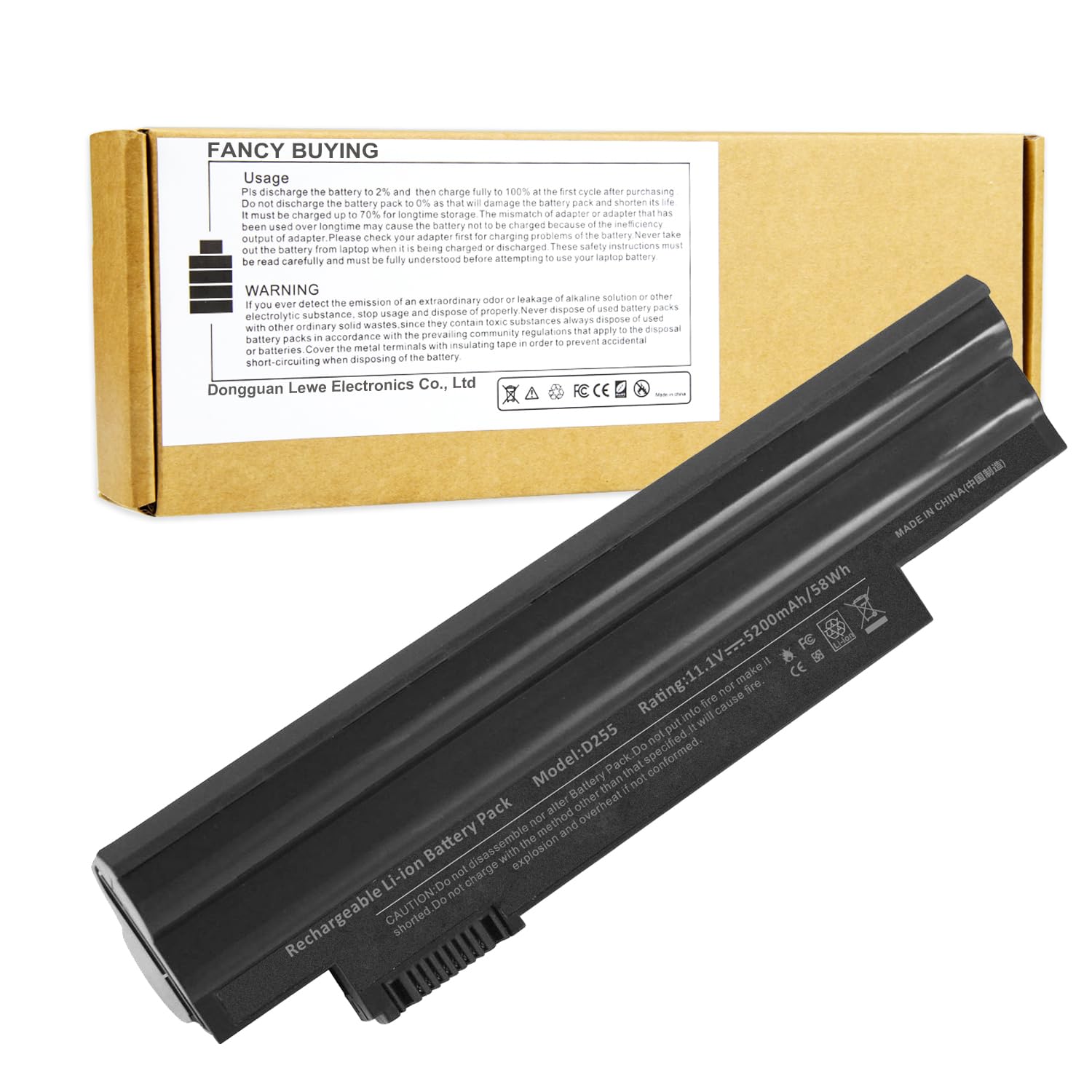 Al10A31 Al10B31 Battery For Acer Aspire One 522 Ao522 Aod255 Aod255E Aod260 D255 D257 D260 522 722 P0Ve6 Pav70 Nav70 D255E, Al10
