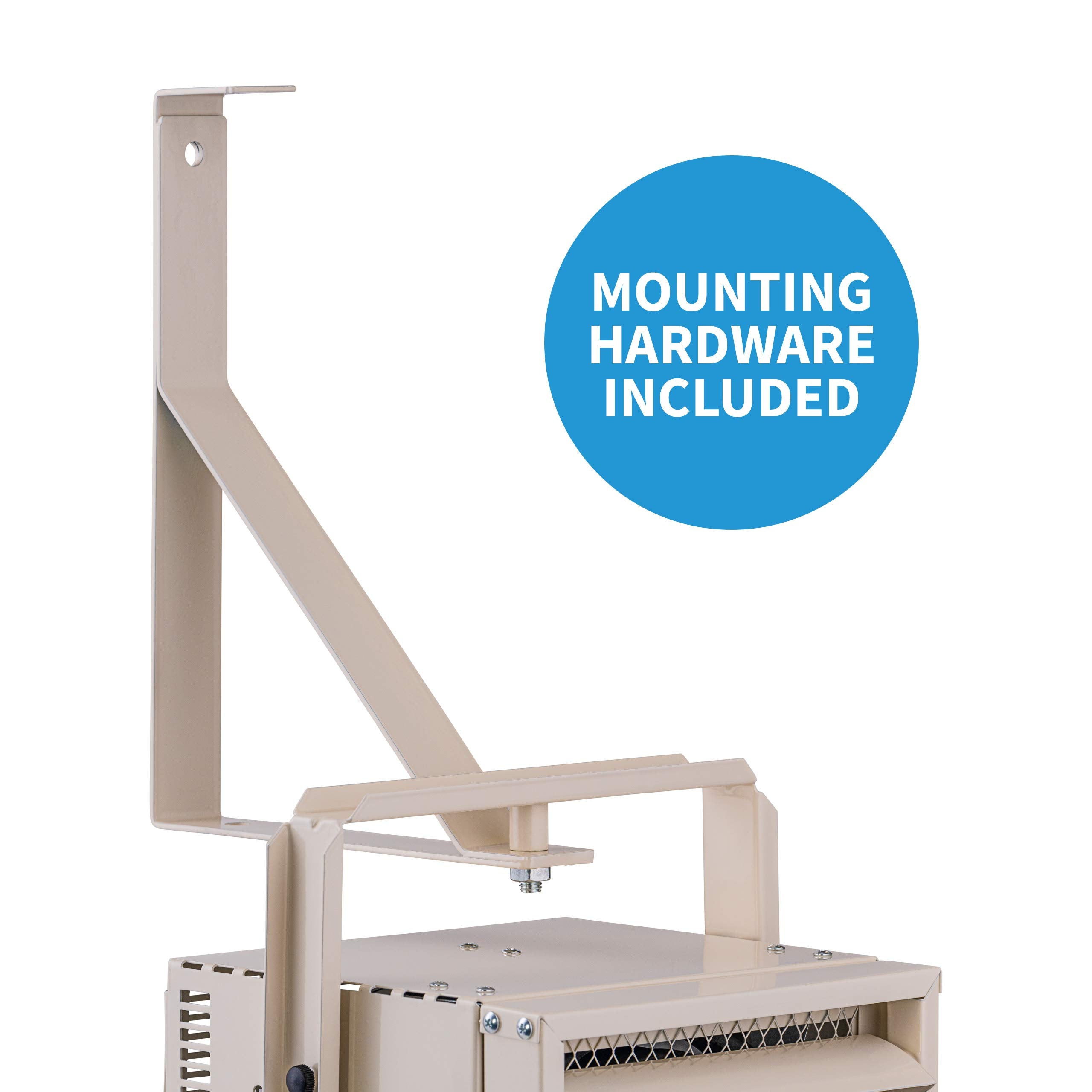 Newair Electric Garage Heater, Adjustable Ceiling/Wall Mounted With Tilt Head, Heats Up To 500 Sq. Ft. Of Space | Electric Heate