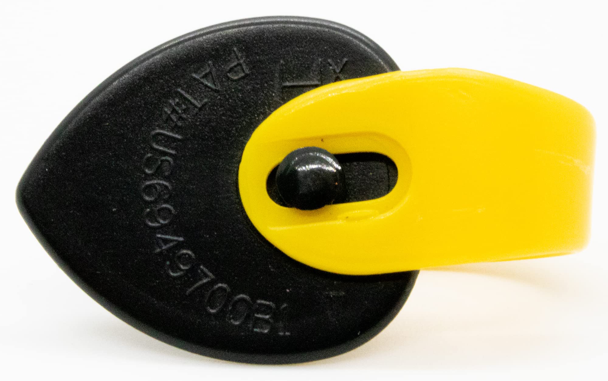 Fred Kelly Picks D5Jb L 3 Delrin Bumblebee Jazz Large Light Guitar Pick (3 Pack),Black/Yellow