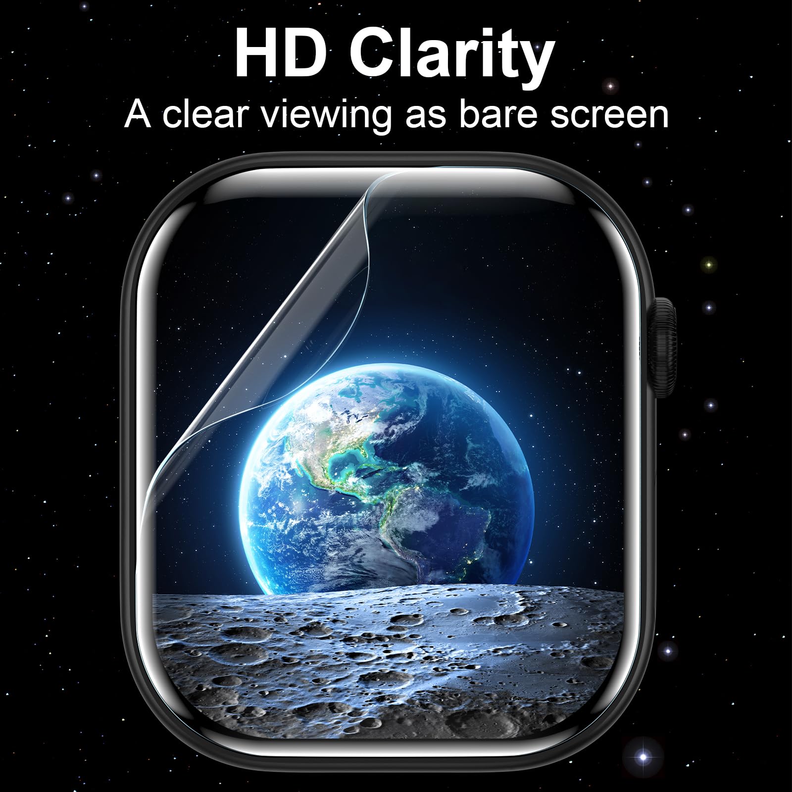 Swuu 6 Pack Tpu Screen Protector Compatible With Apple Watch Series 10 42Mm Screen Protector, Waterproof Hd Soft Film For Iwatch