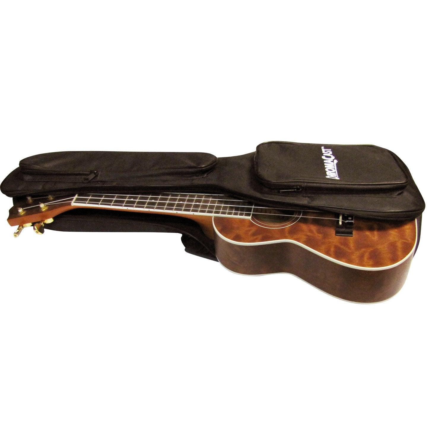 Chromacast, 4 String Case, Soprano Size Ukulele Gig Bag W 10 Mil Padding (Cc Supb
