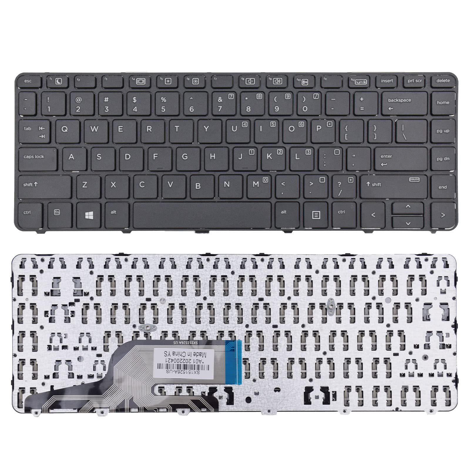 Sunmall Replacement Keyboard Compatible With Hp Probook 430 G3 430 G4 440 G3 440 G4 445 G3 640 G2 645 G2 640 G3 645 G3 Hstnn Q98