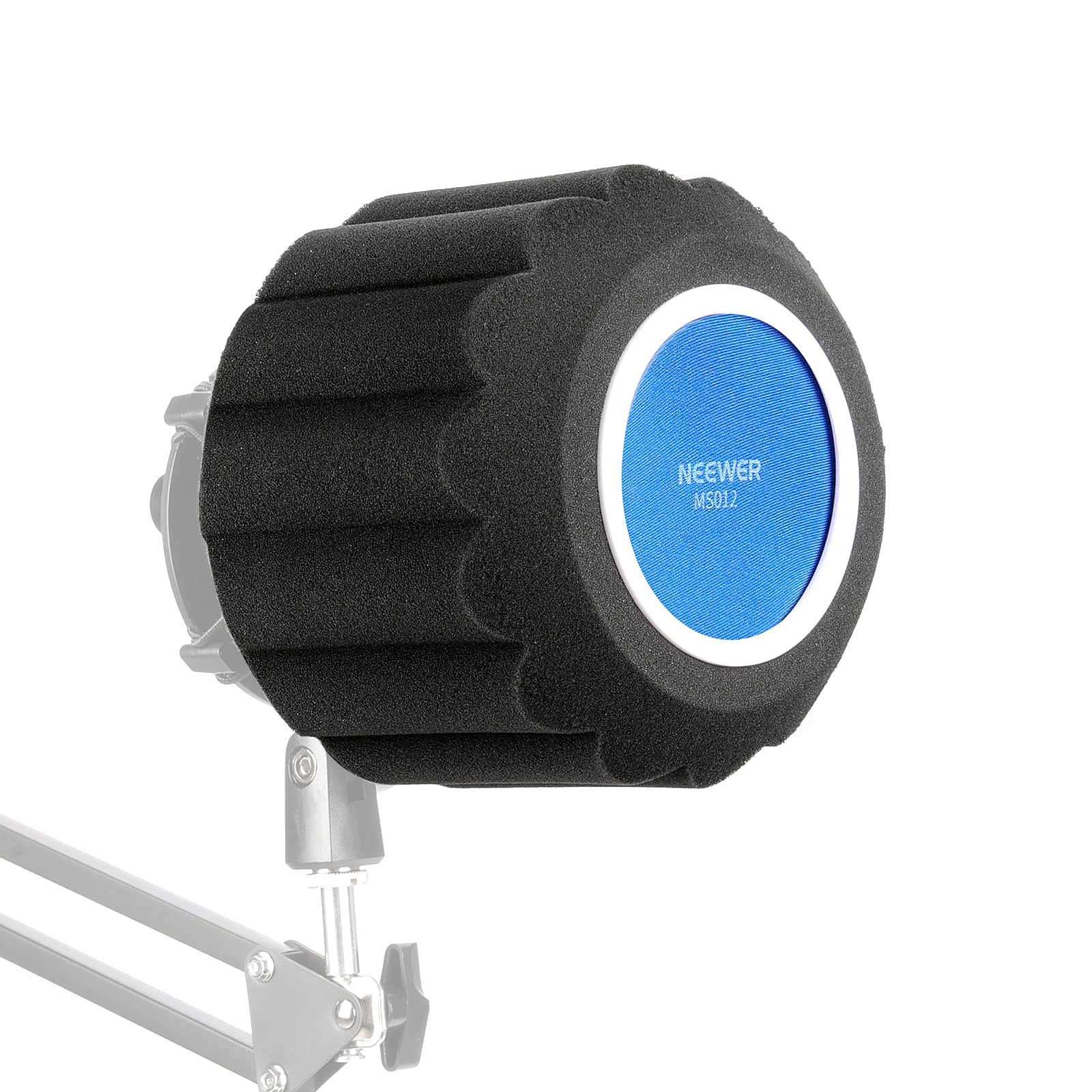 NEEWER Microphone Isolation Ball Shield Pop Filter, Portable Windscreen Mic Cover for Studio Vocal Booth Recording, Sound Absorb