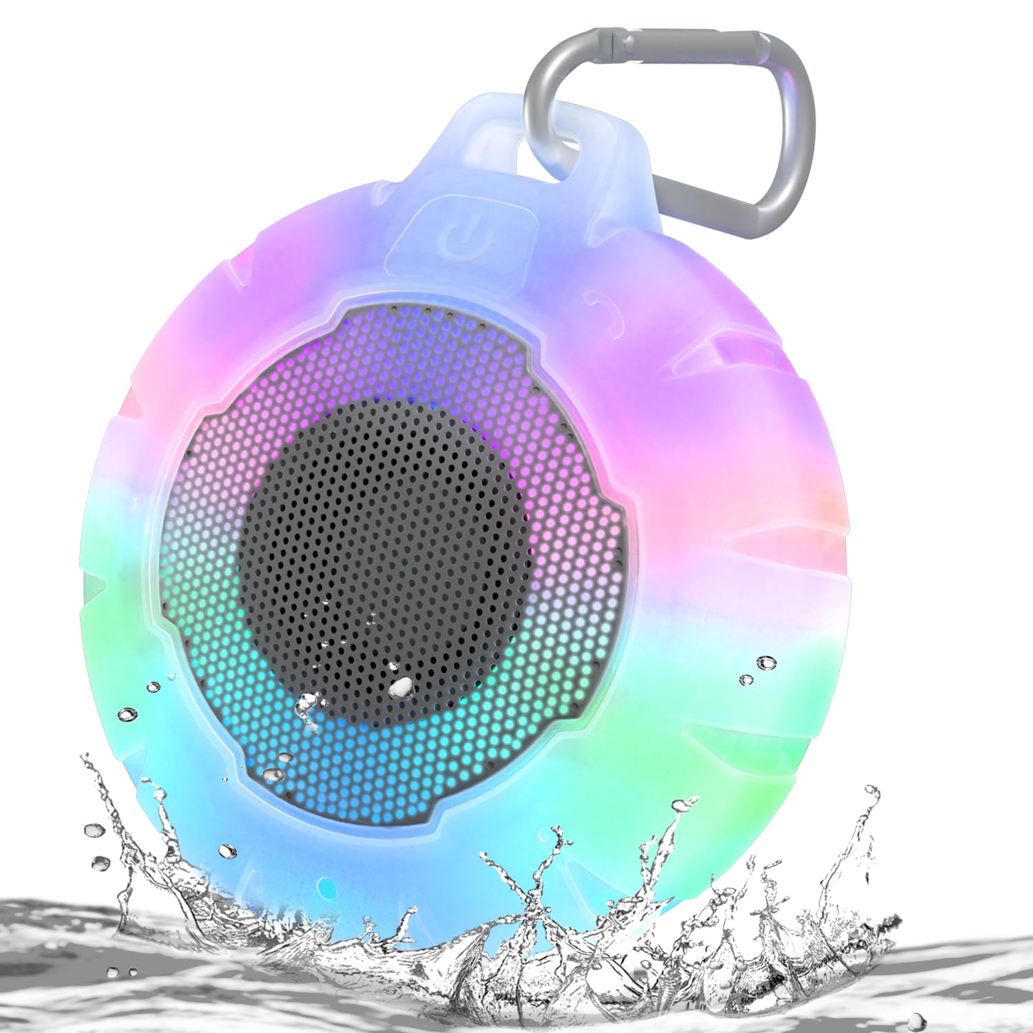 Heysong Waterproof Shower Bluetooth Speaker, Durable & Portable With Clear Sound, Ideal For Shower, Pool, Beach & Kayaking � Great Gift For All Ages